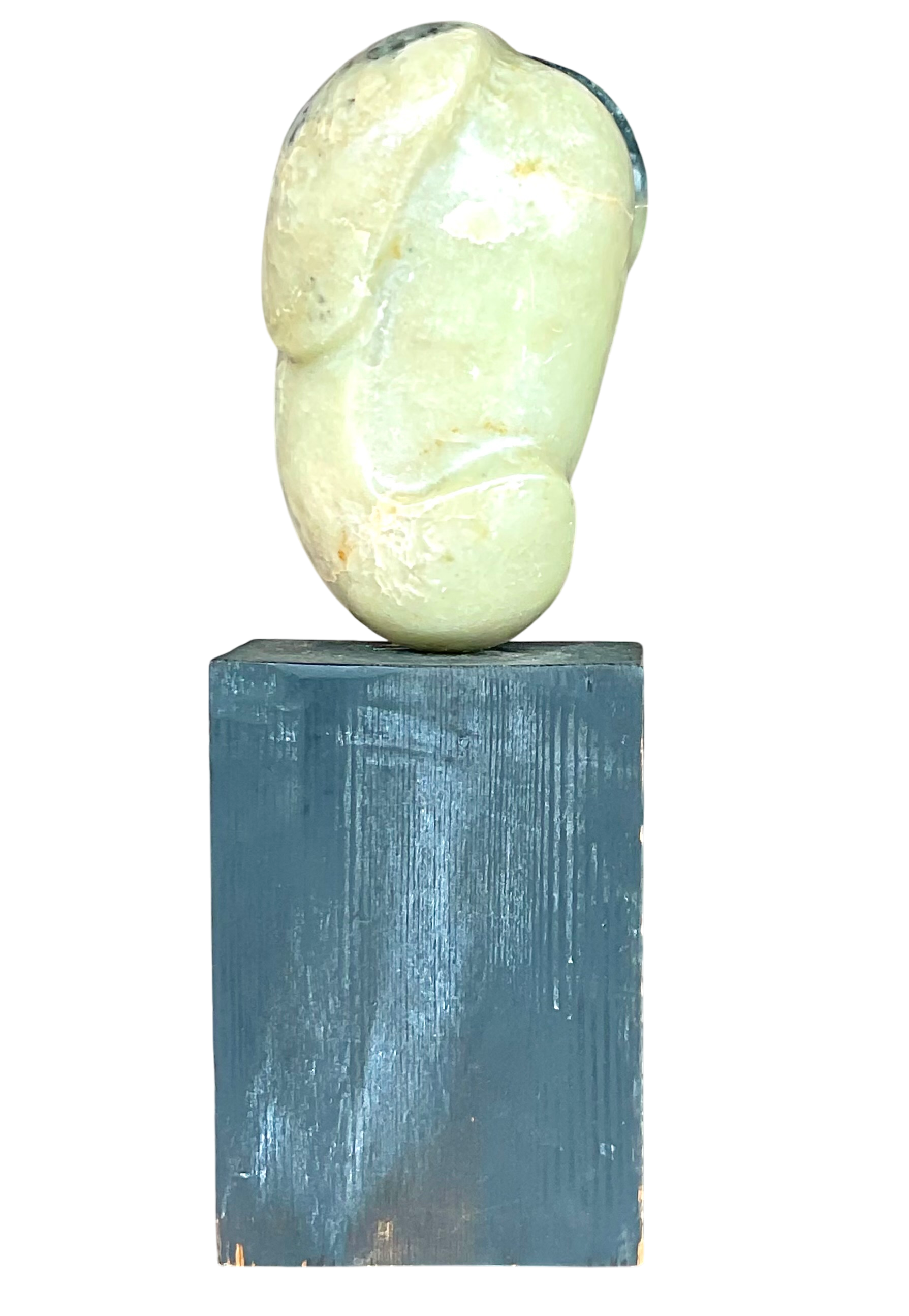 Vintage Boho Carved Stone Sculpture