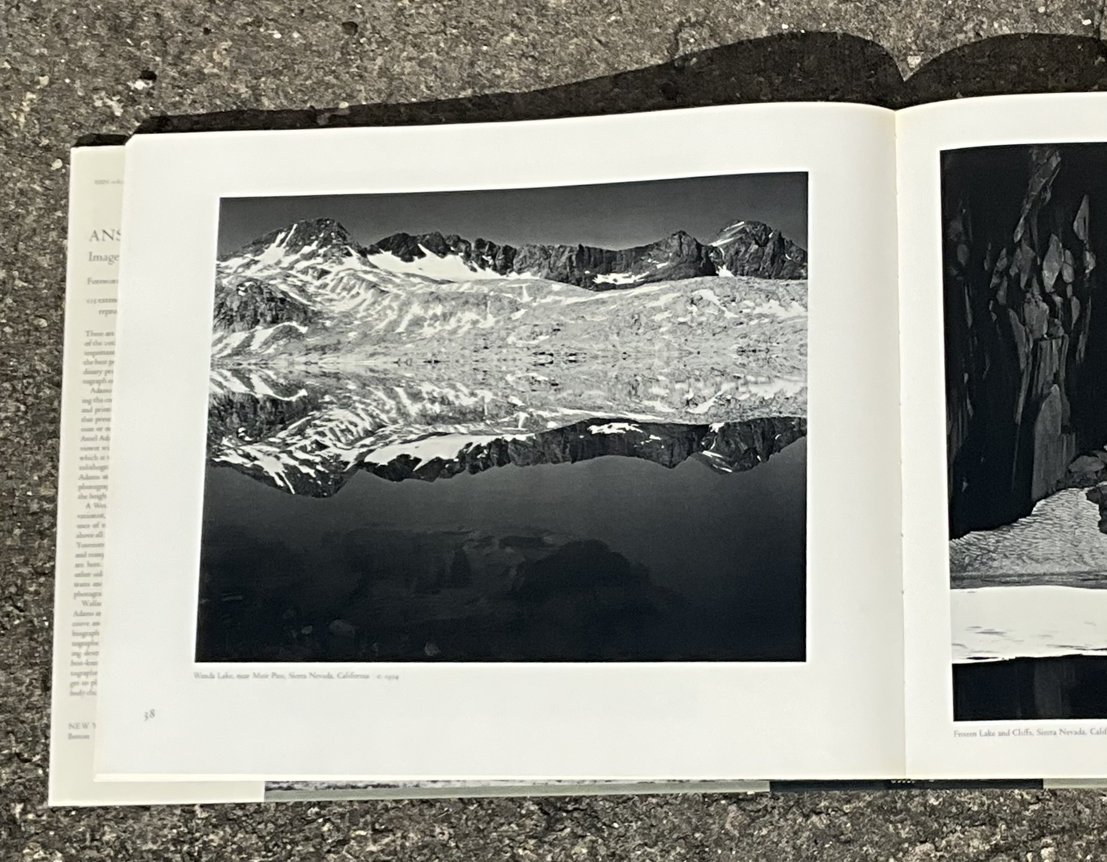 Vintage Ansel Adams Images 1923-1974 Rare 1st Edition - Top view