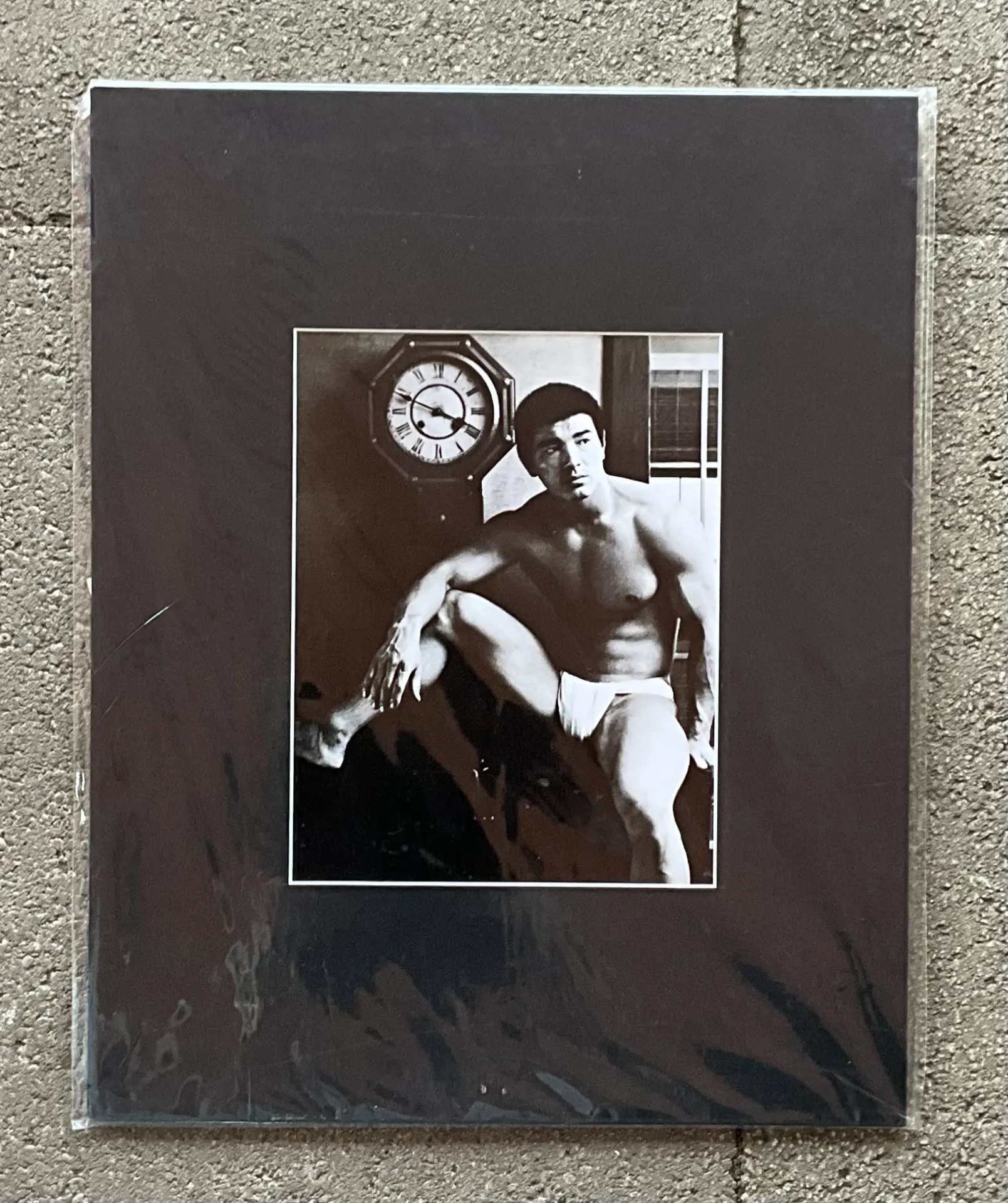 Vintage Boho Tamotsu Yato Photograph of Man - Side view