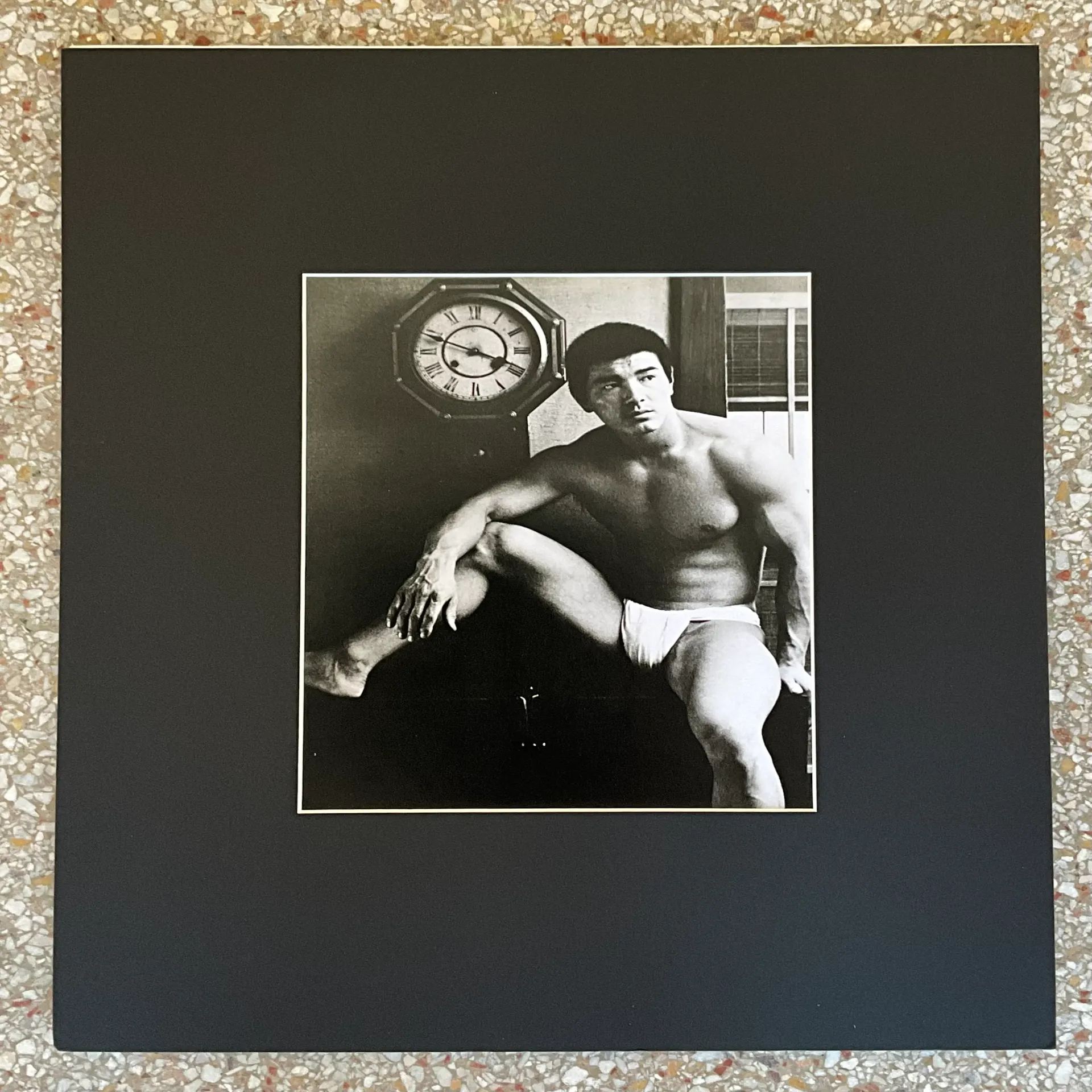 Vintage Boho Tamotsu Yato Photograph of Man - Top view
