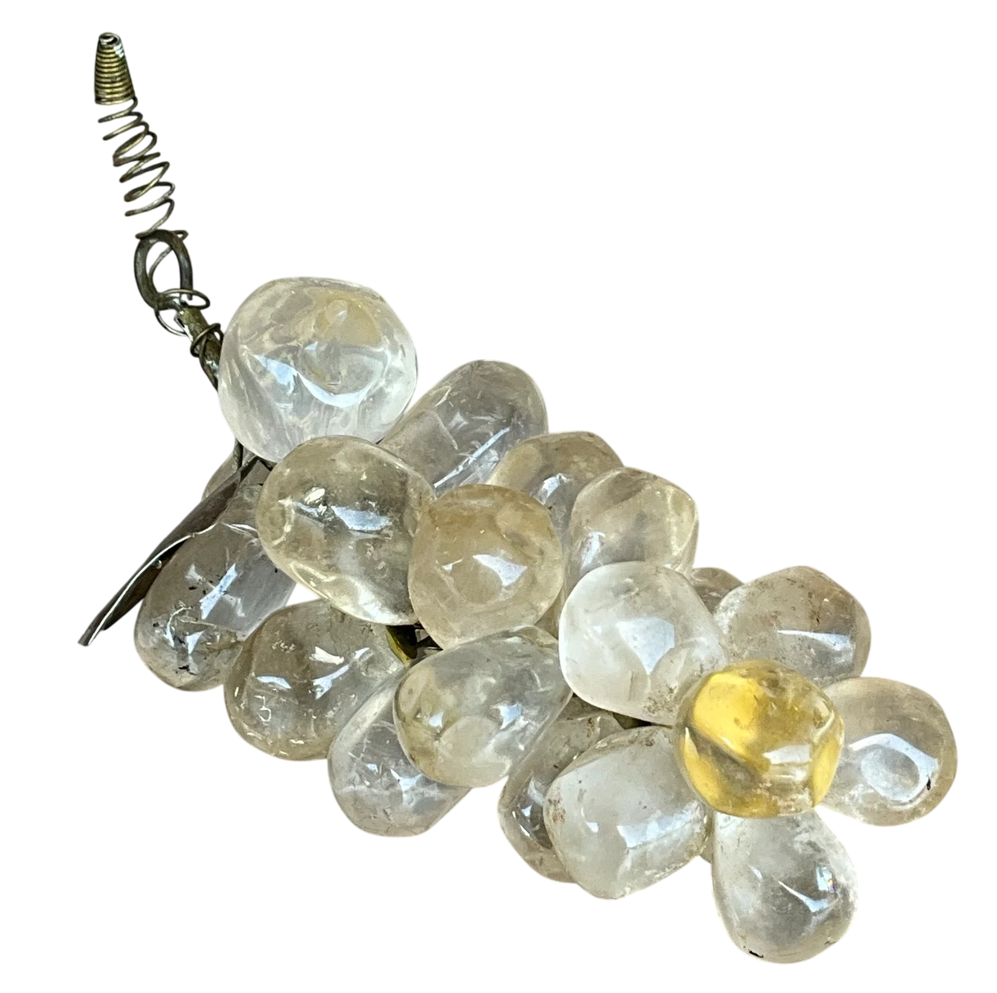 Vintage Boho Rock Crystal Grapes