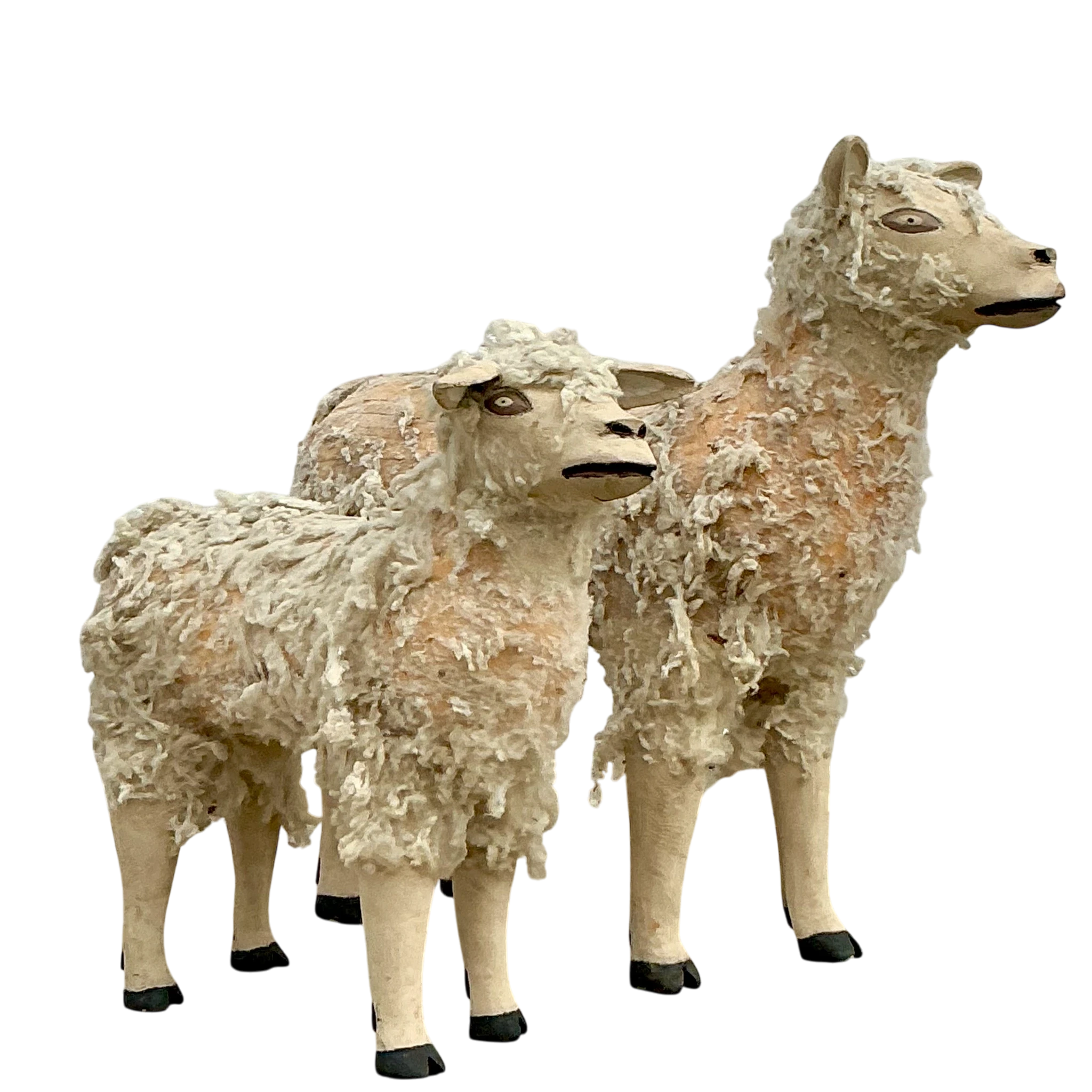 Vintage Boho Leroy Archuleta Sheep- Set Of 2