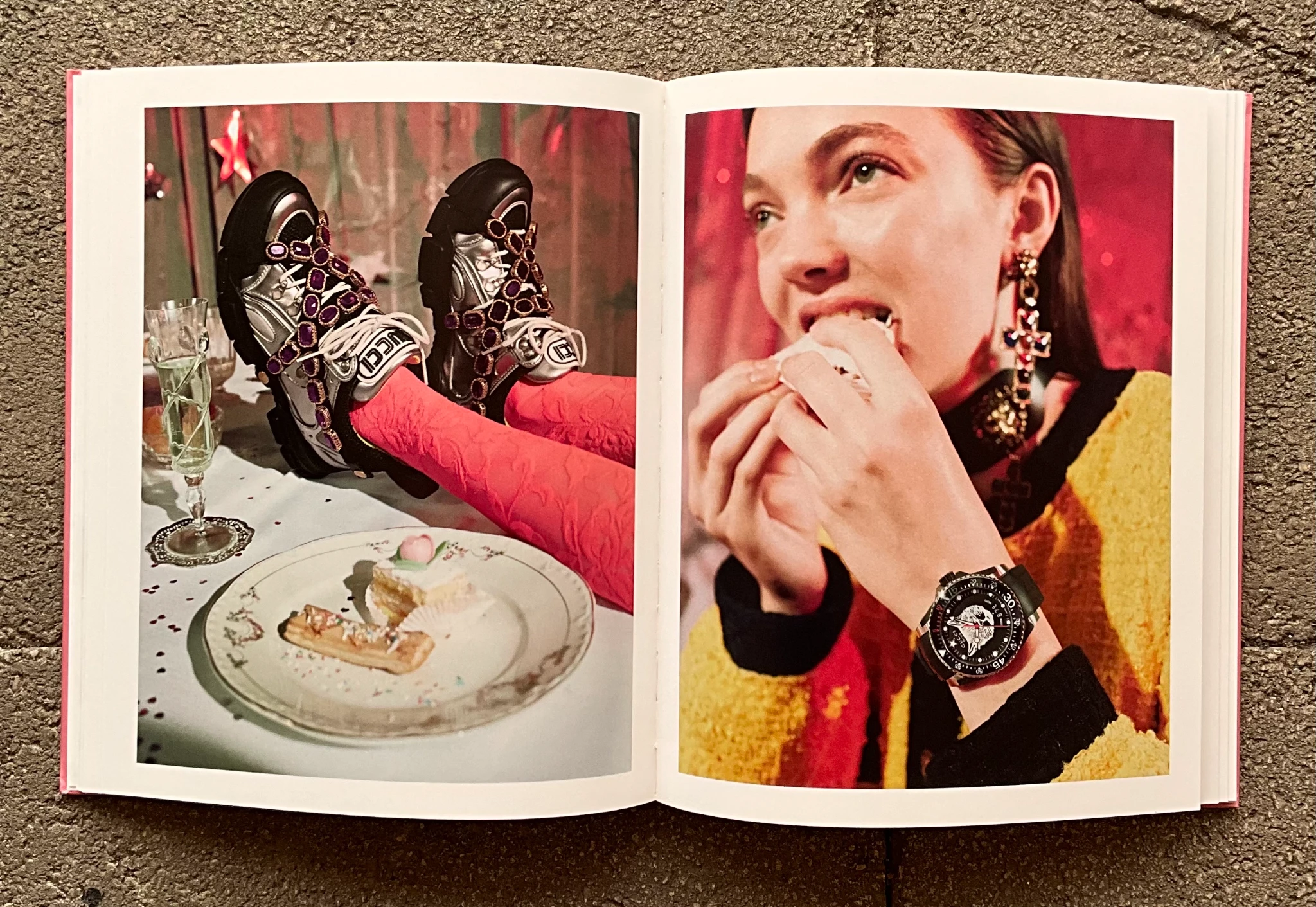 Vintage Gucci Holiday Book 2018 - Side view