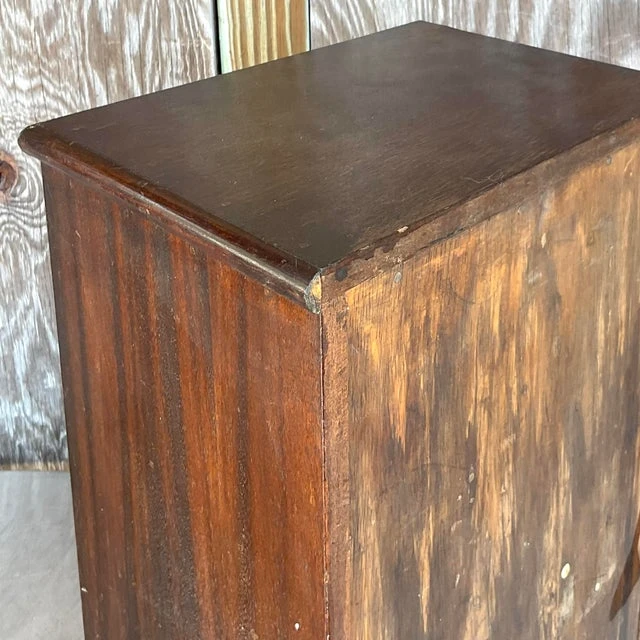 Antique French 19th Century Apothecary Cabinet - Side view