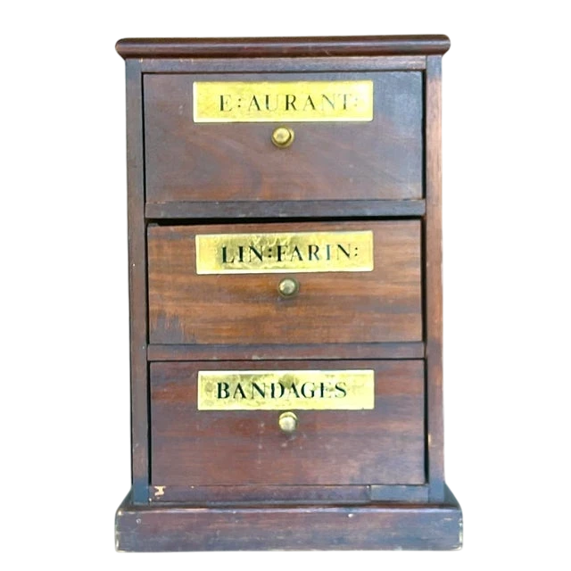 Antique French 19th Century Apothecary Cabinet