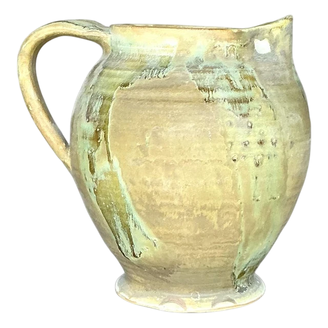 Vintage Boho Original Studio Pottery Pitcher