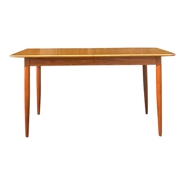 Vintage Mid-Century Modern Extendable Dining Table