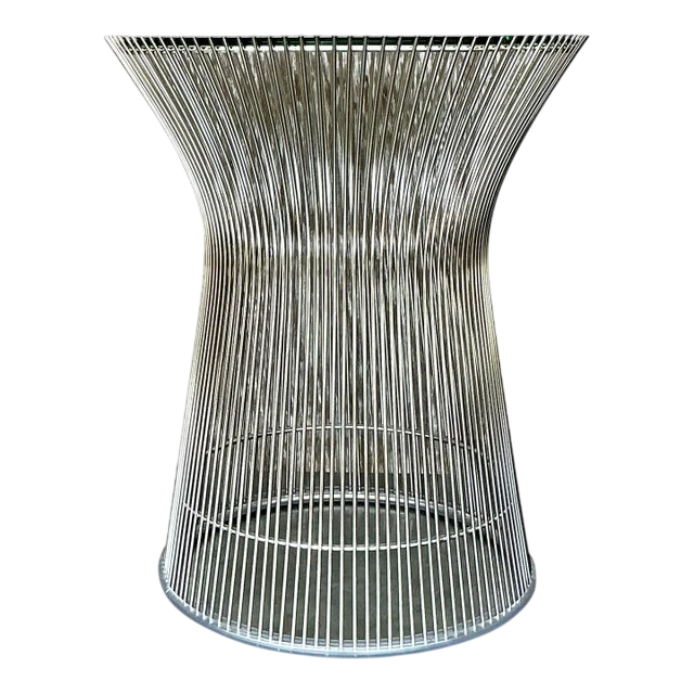 Vintage Chrome Side Table After Platner