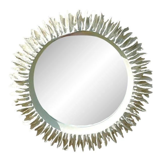 Vintage Boho Made Goods “Serrat” Faux Coral Mirror