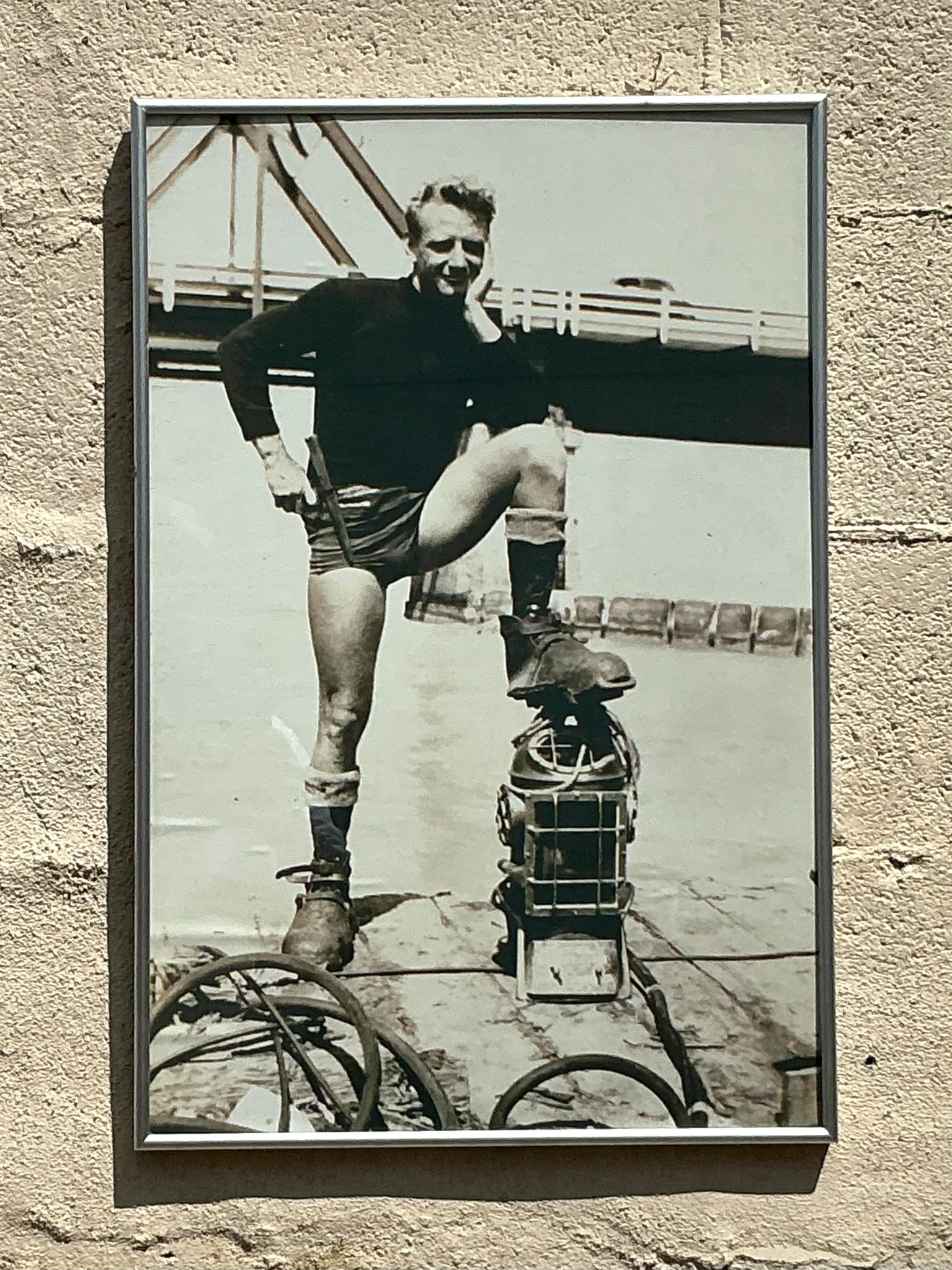 Vintage Boho Original Photograph Of Sailor - Detail view