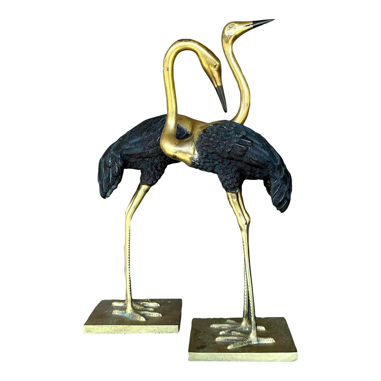 Vintage Boho Brass and Pewter - A Pair
