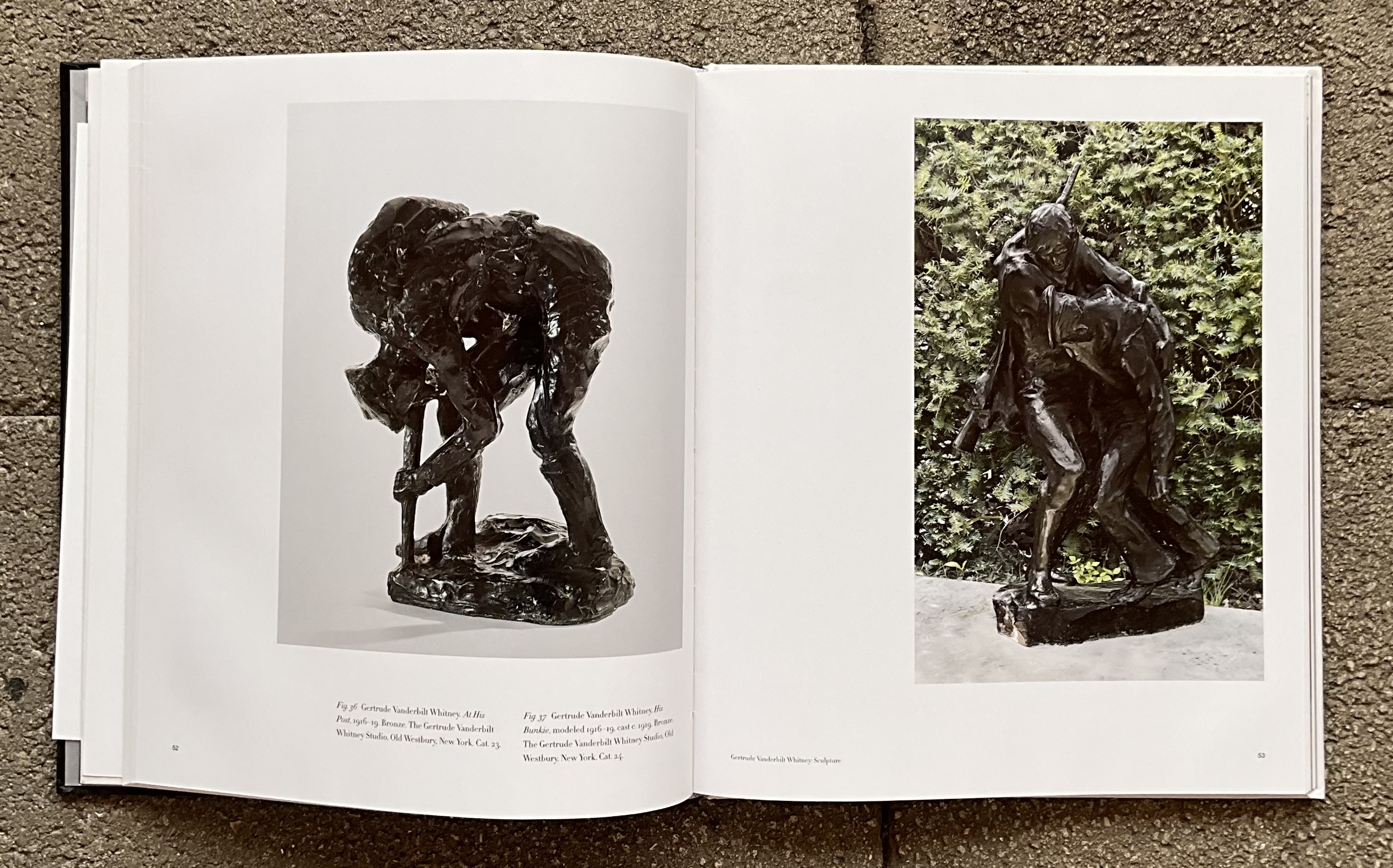 Gertrude Vanderbilt Whitney: Sculpture Book - Back view