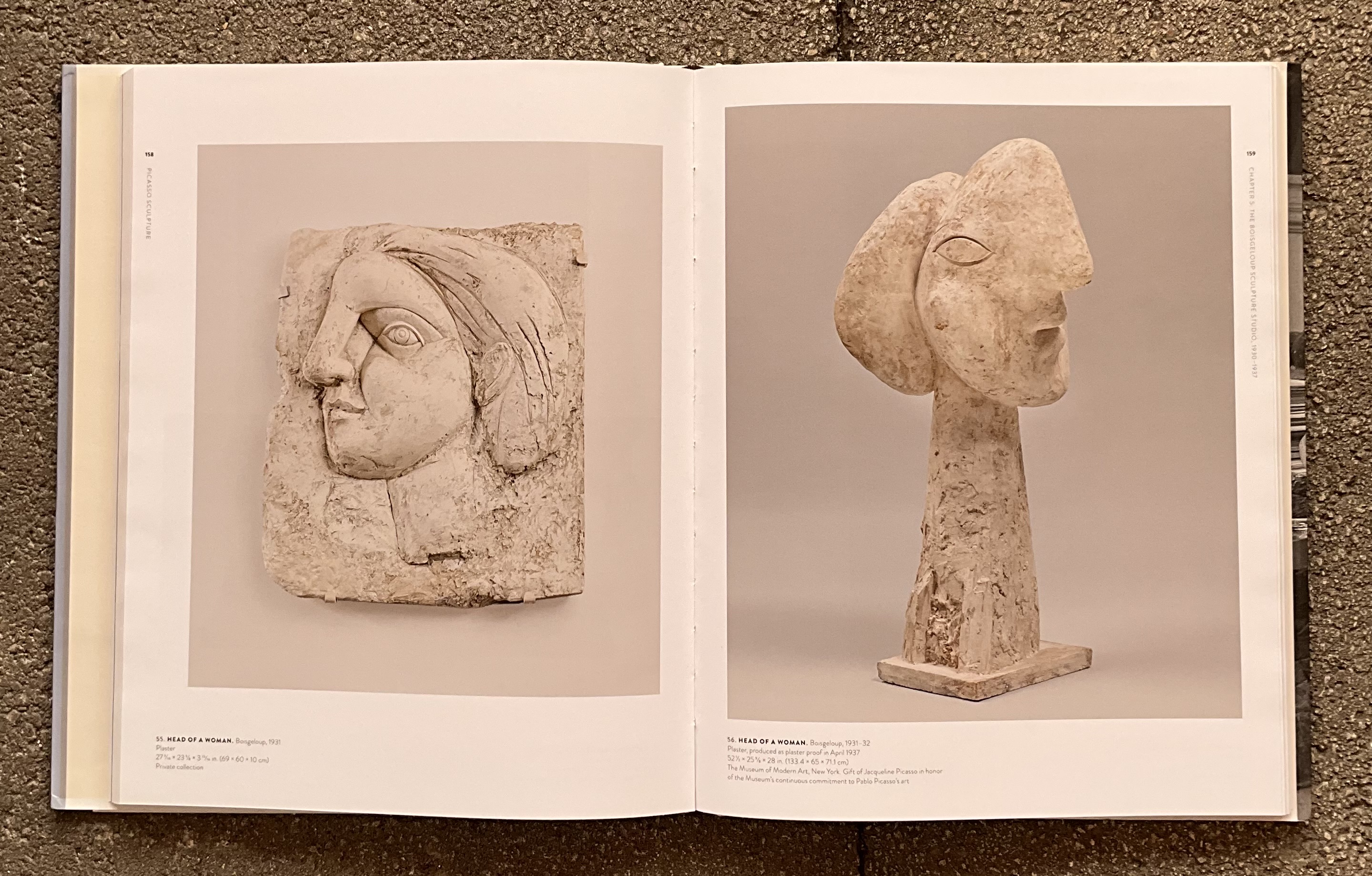 Picasso Sculpture Book  - Side view