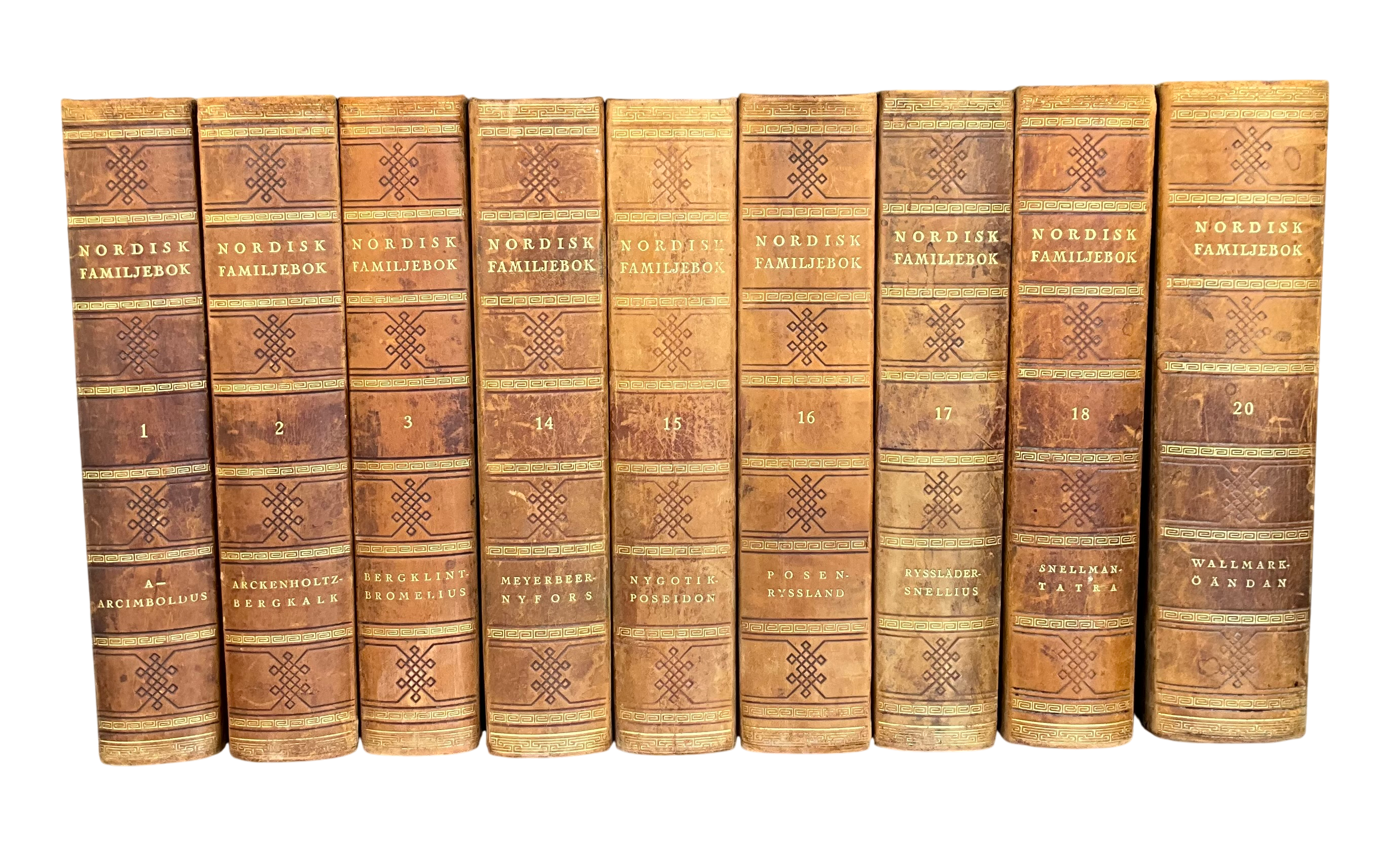 Nordisk Familjebok Swedish Encyclopedia Various Volumes