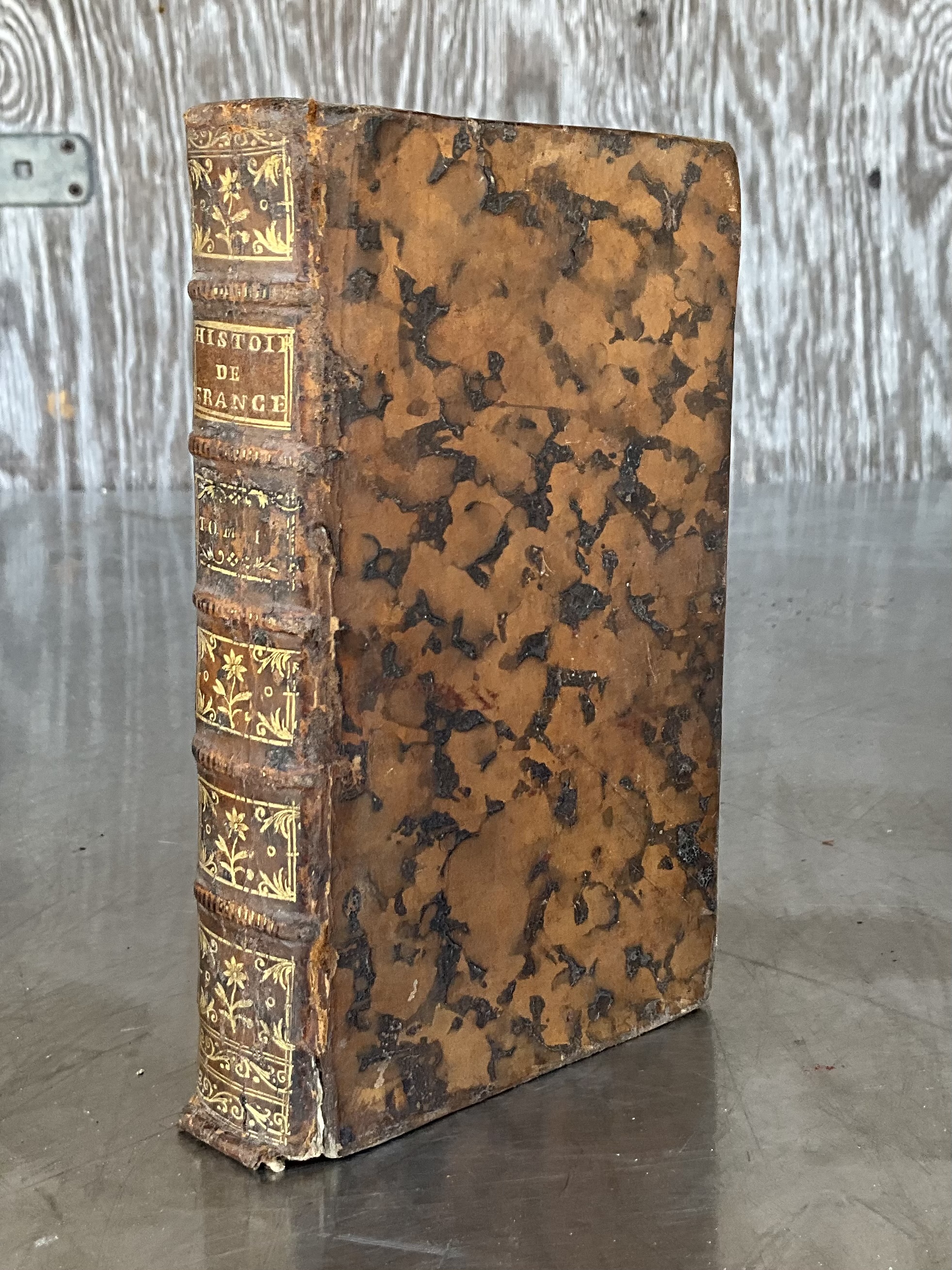 Vintage Histoire De France (1760s) - Back view