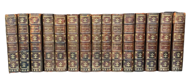 Vintage Queens of England Strickland 15 Volume Set