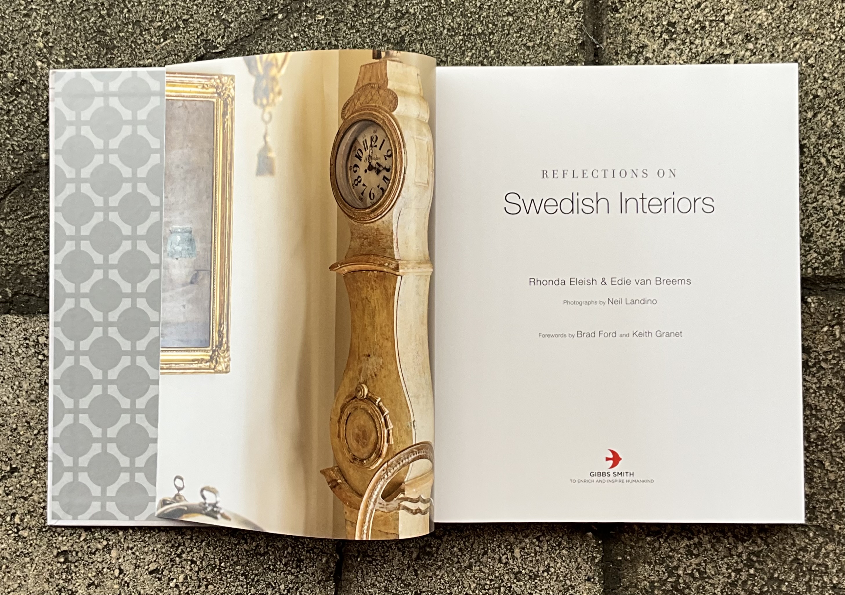 Reflections on Swedish Interiors Book - Side view