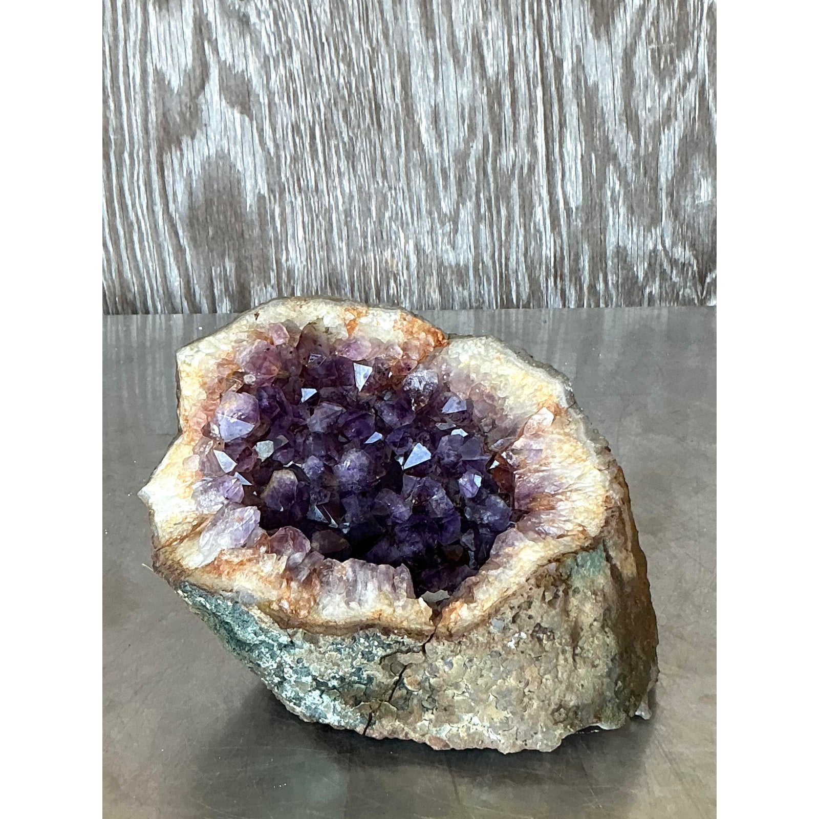 Vintage Boho Amethyst Geode - Detail view
