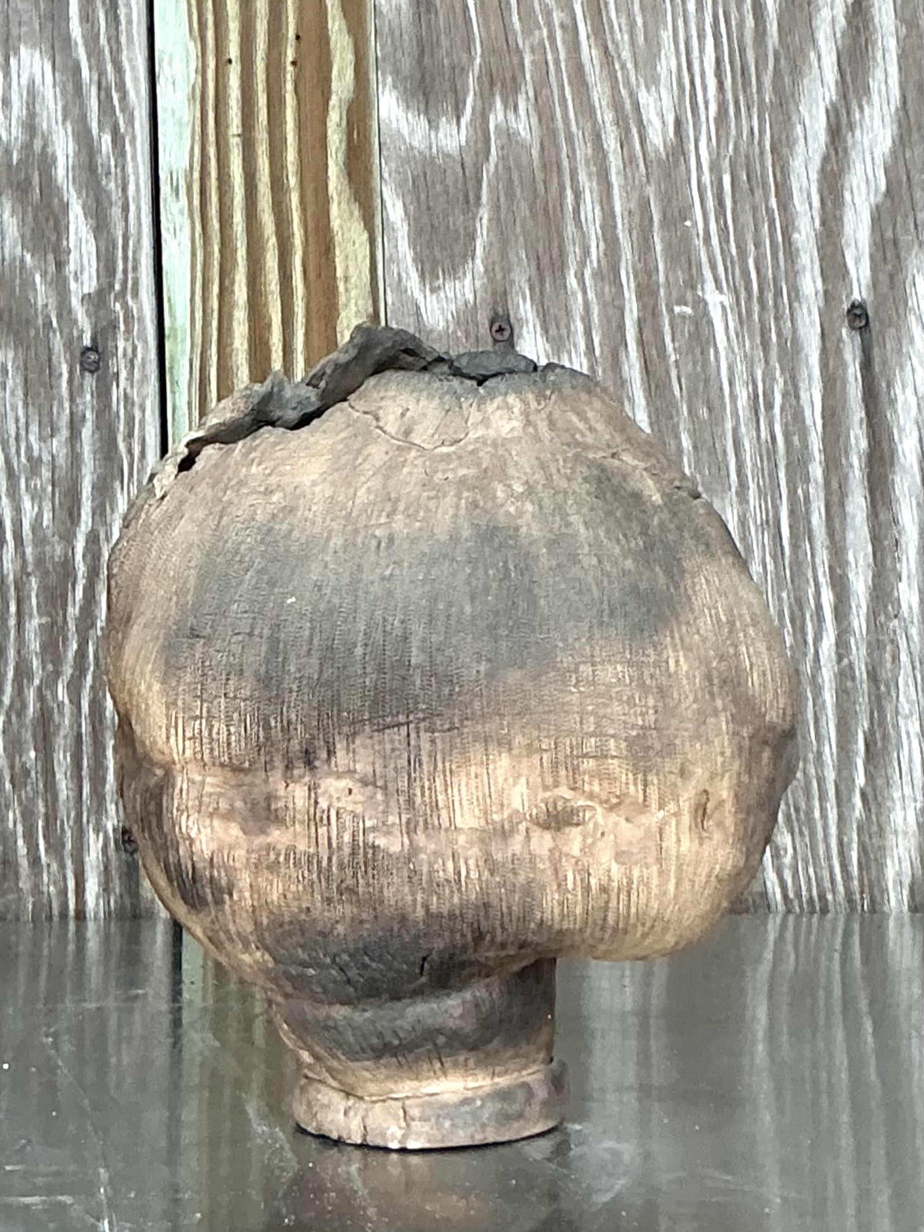 Vintage Boho Original Studio Pottery Vase - Detail view