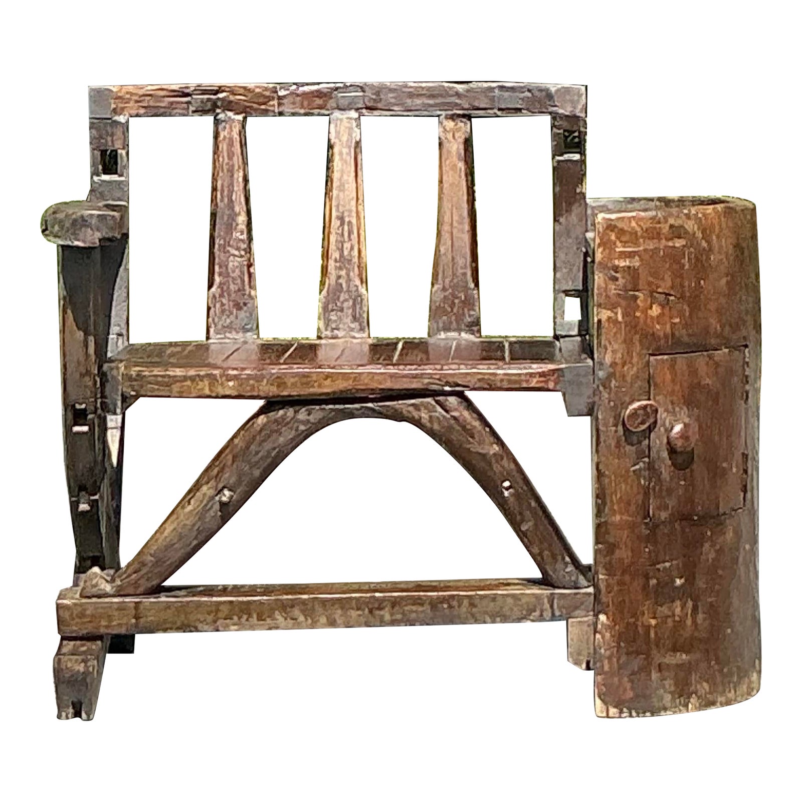 Vintage Boho Primitive Bench