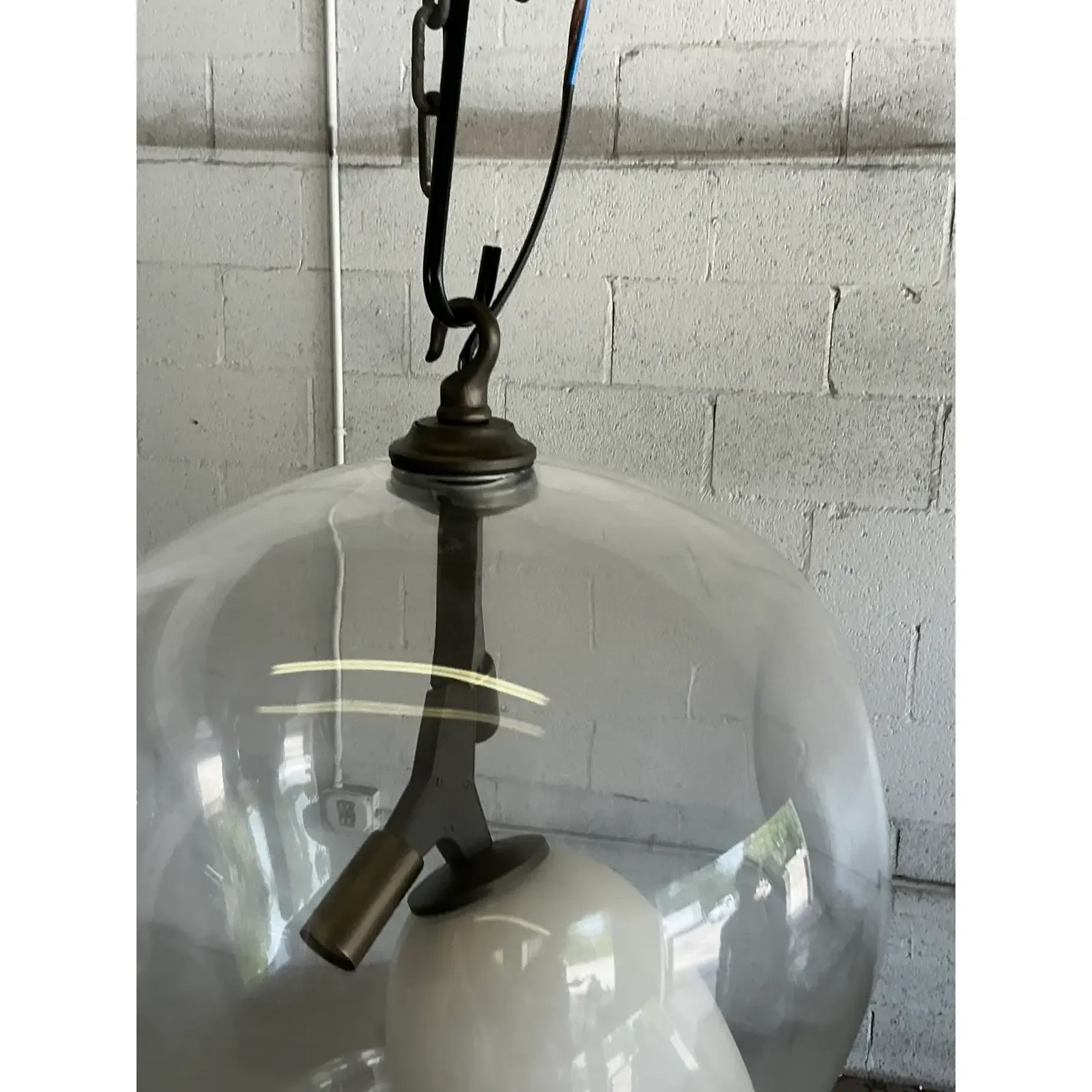 Vintage Boho Lindsay Adelman “Terrarium” Chandelier - Top view