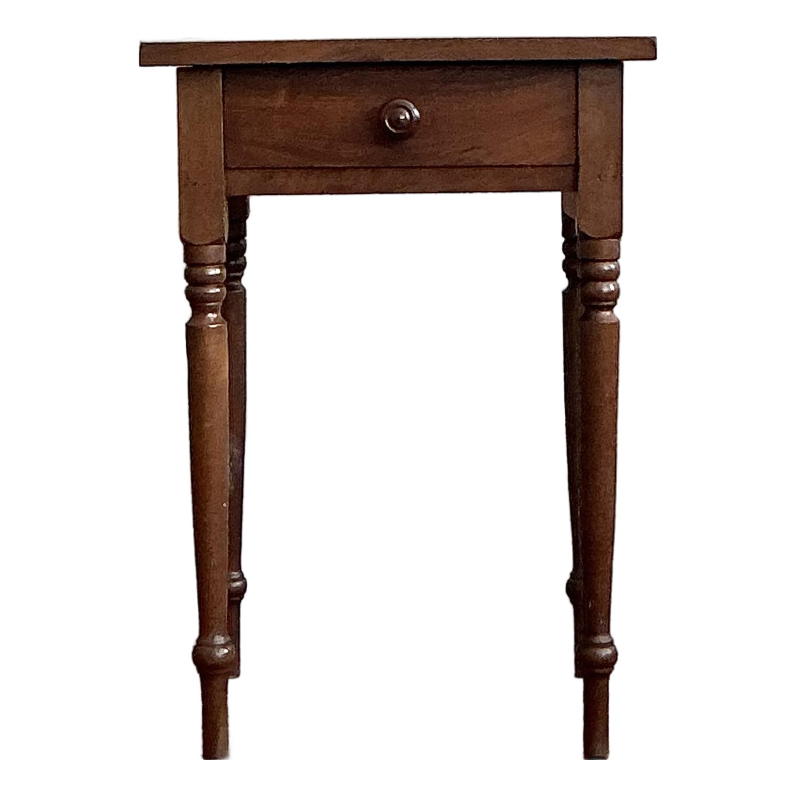 Vintage Traditional Turned Wood. Nightstand