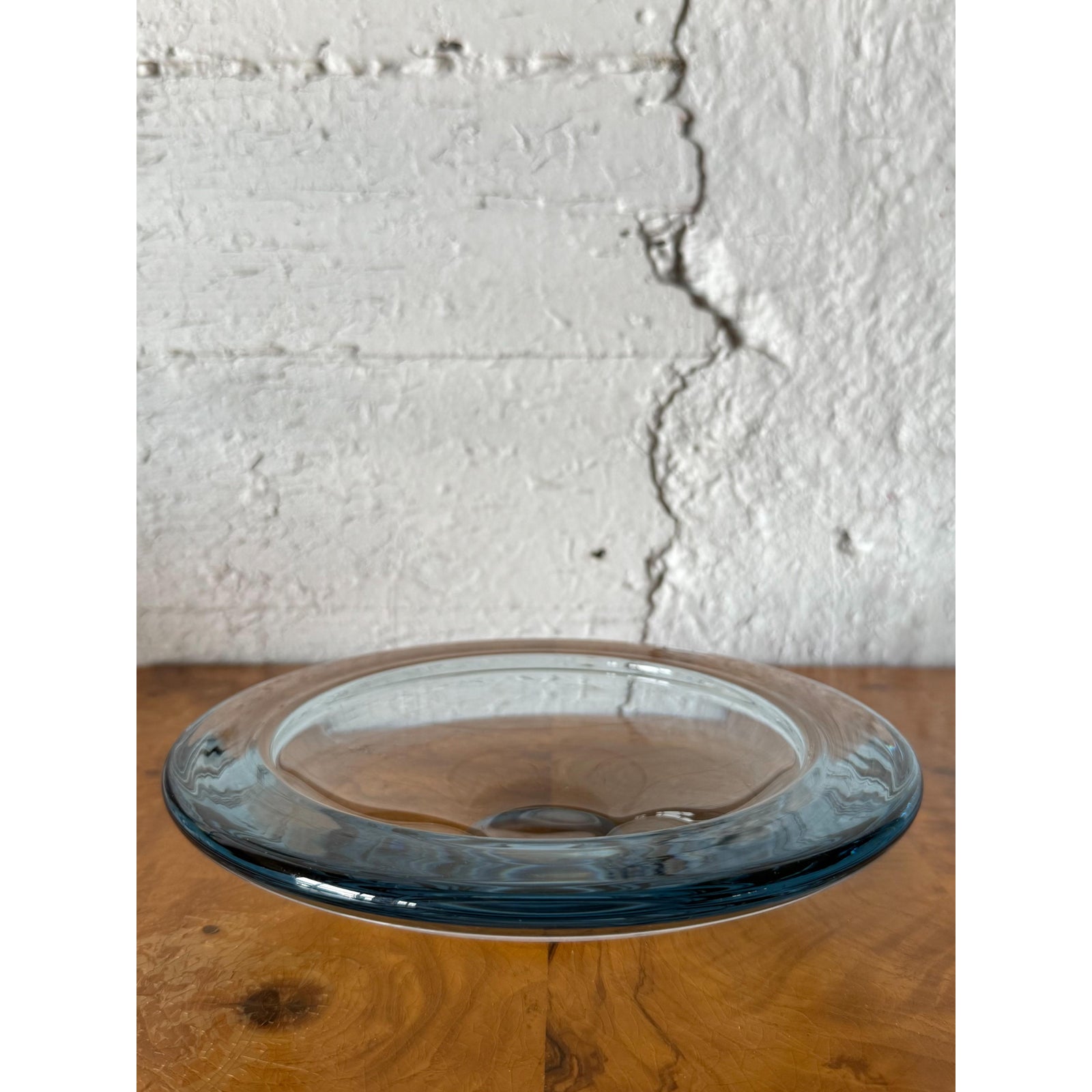 Vintage Italian Art Glass Tray After Per Lutken - Side view