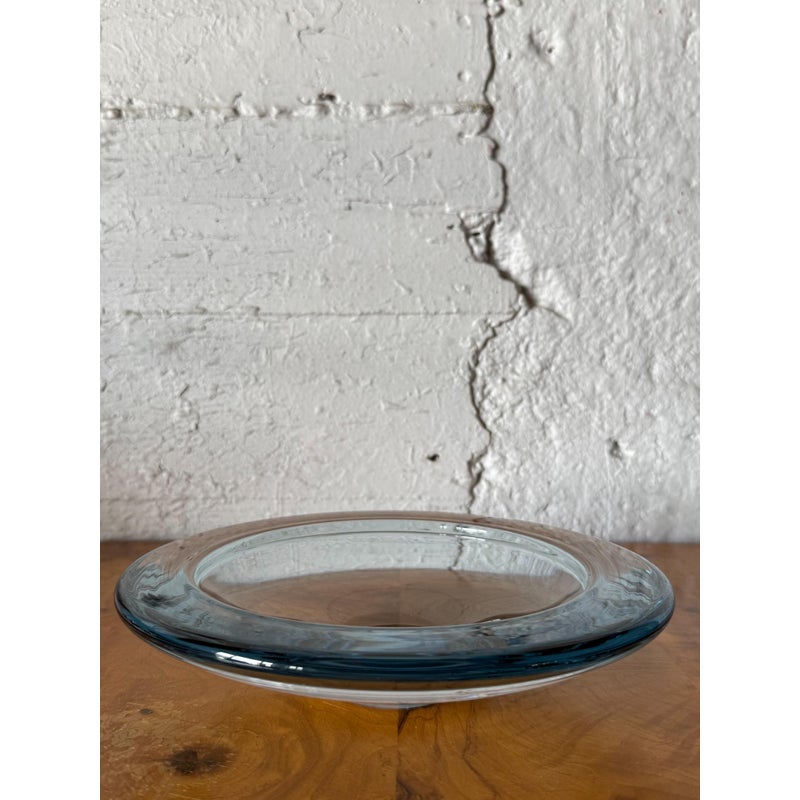 Vintage Italian Art Glass Tray After Per Lutken - Back view