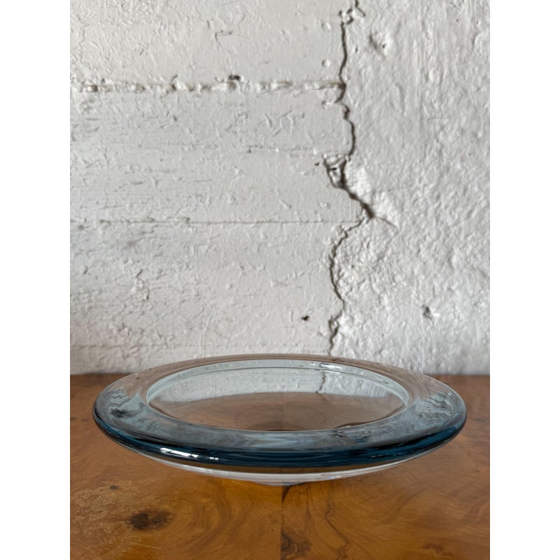Vintage Italian Art Glass Tray After Per Lutken - Top view