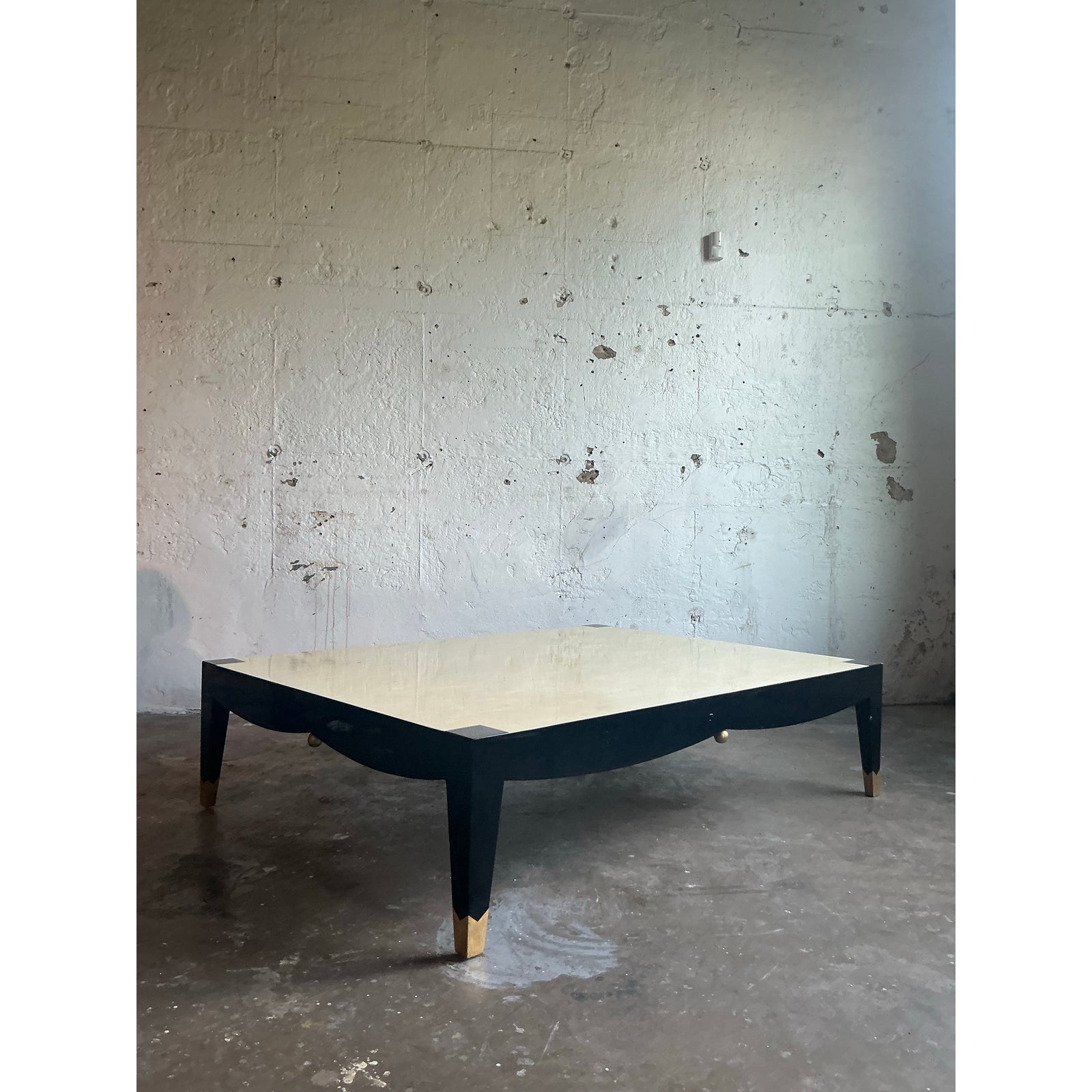 Vintage Boho Monumental Enrique Garcel Bone Coffee Table - Detail view