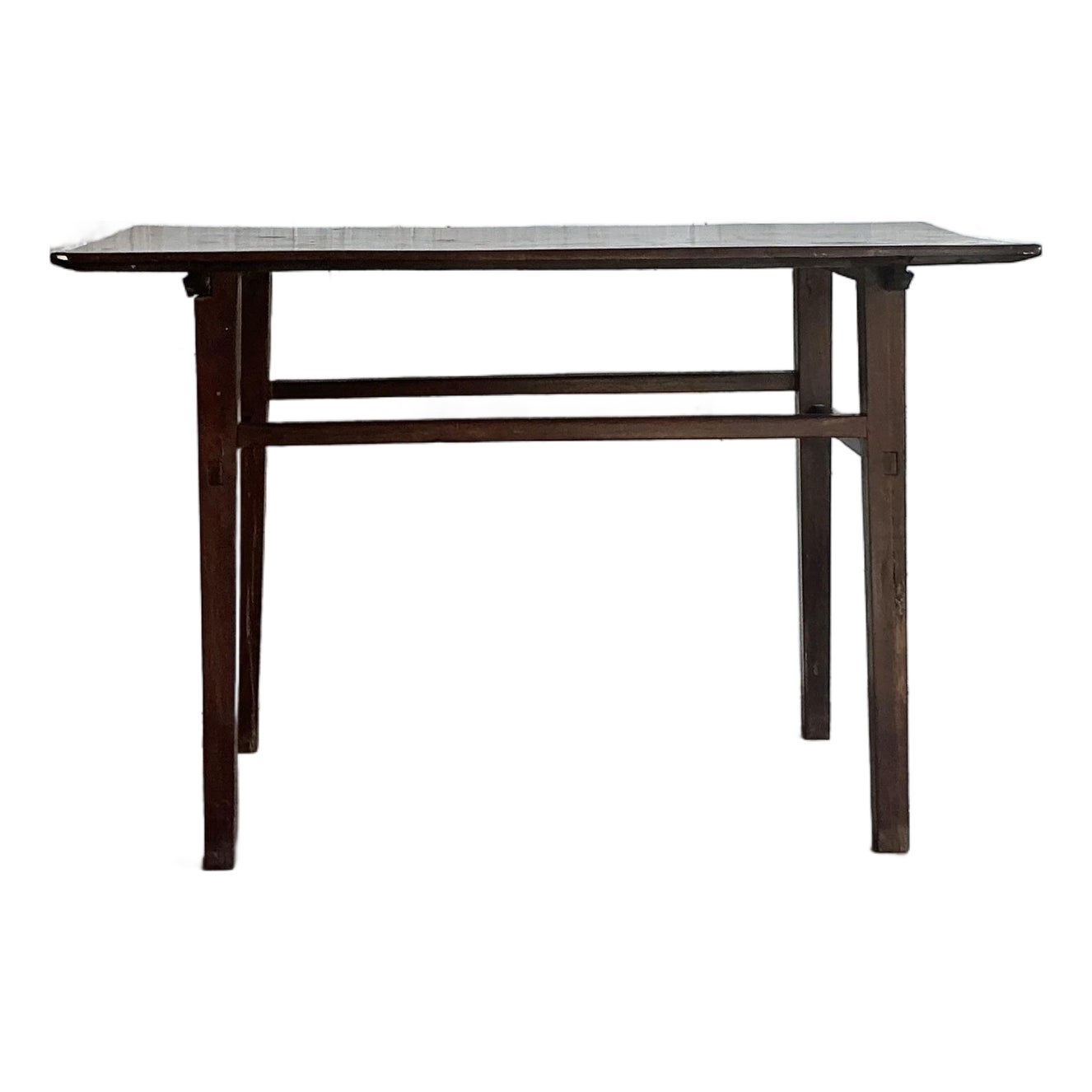 Vintage Boho Distressed Wood Console Table