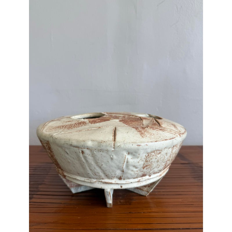 Vintage Boho Organic Modern Vase - Back view