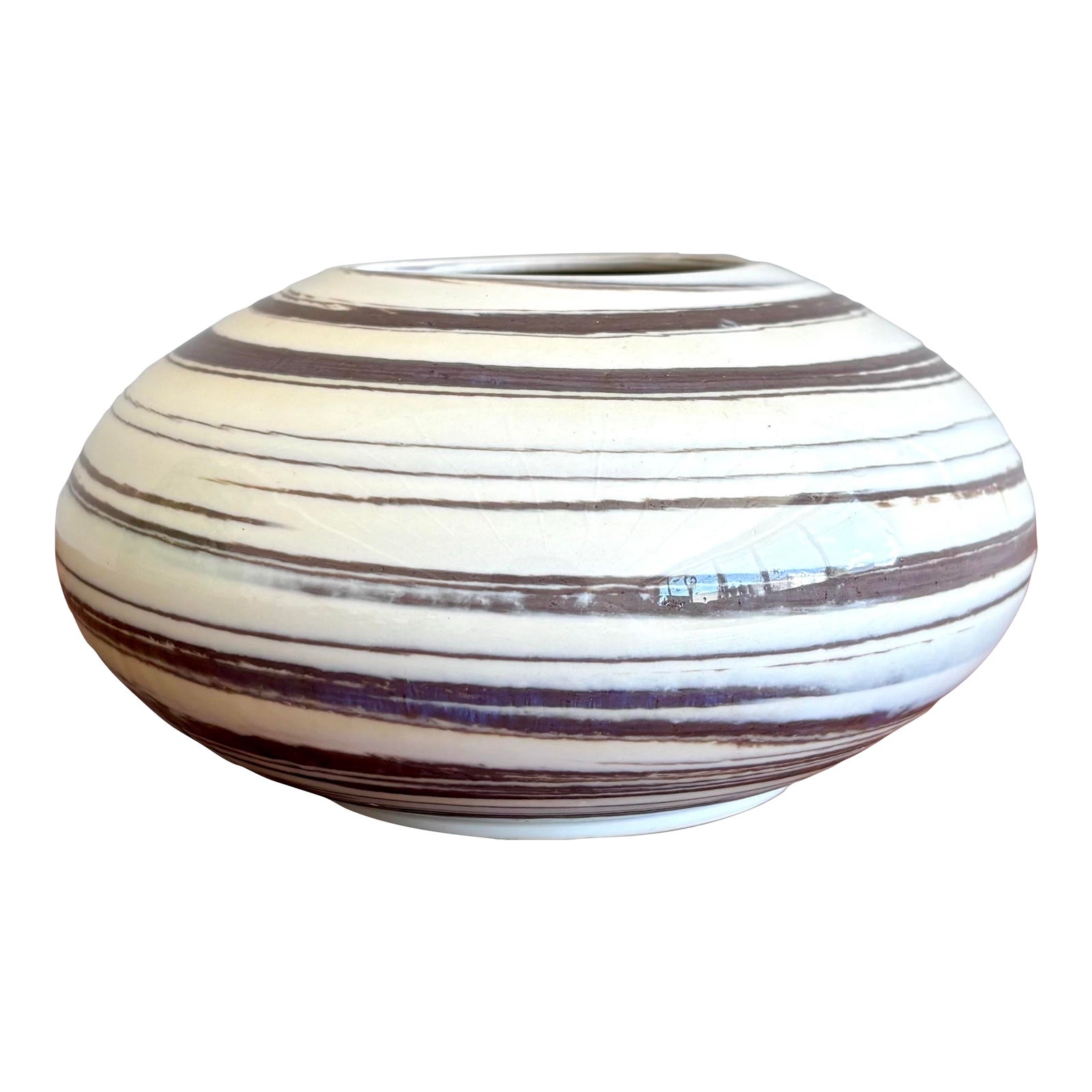 Vintage Boho Spiral Studio Pottery