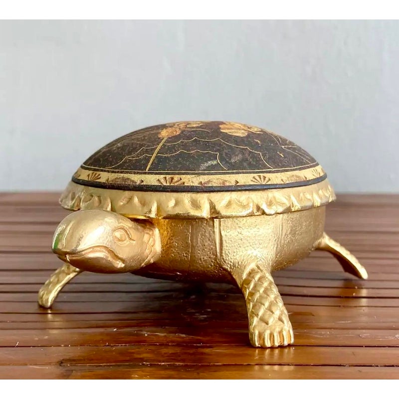 Vintage Spanish Don Quixote Turtle Bell - Detail view