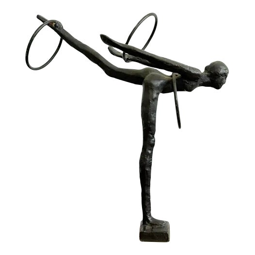 Vintage Boho Bronze Gymnast