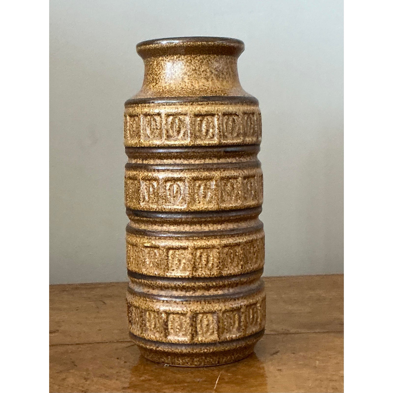Vintage Mid-Century Modern West German Vase - Detail view