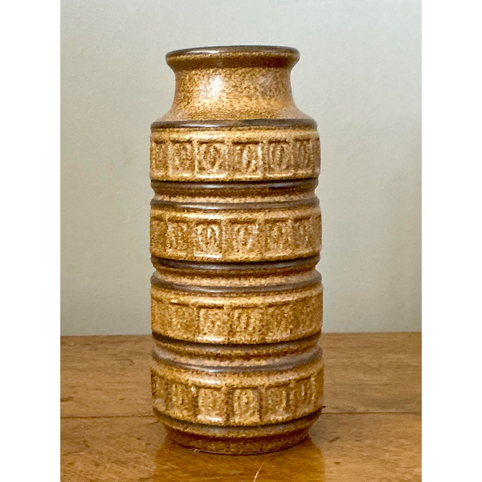 Vintage Mid-Century Modern West German Vase - Back view