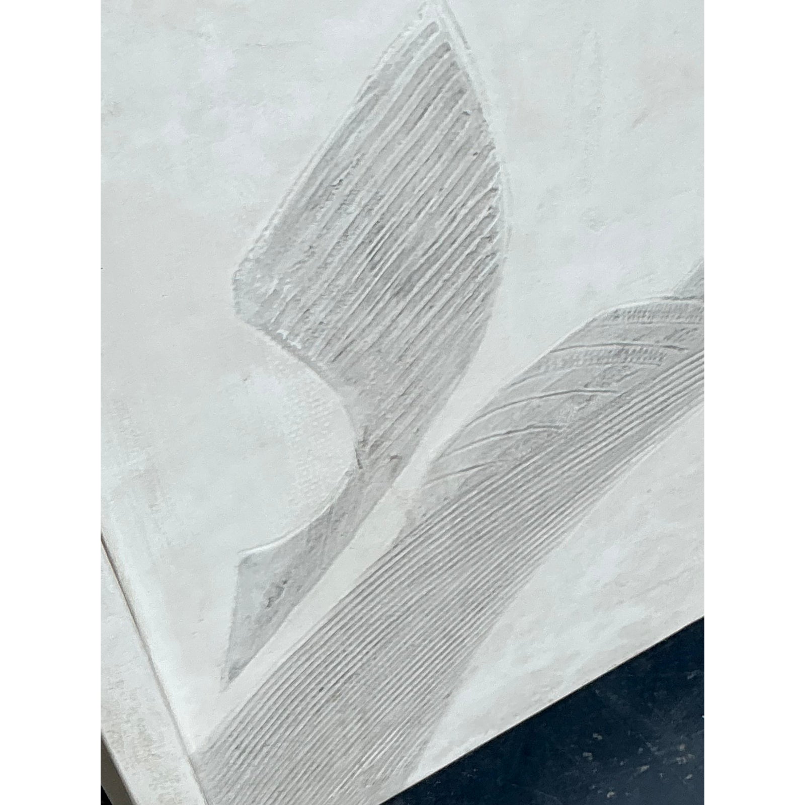 Vintage Boho 1970s French Plaster Credenza - Top view