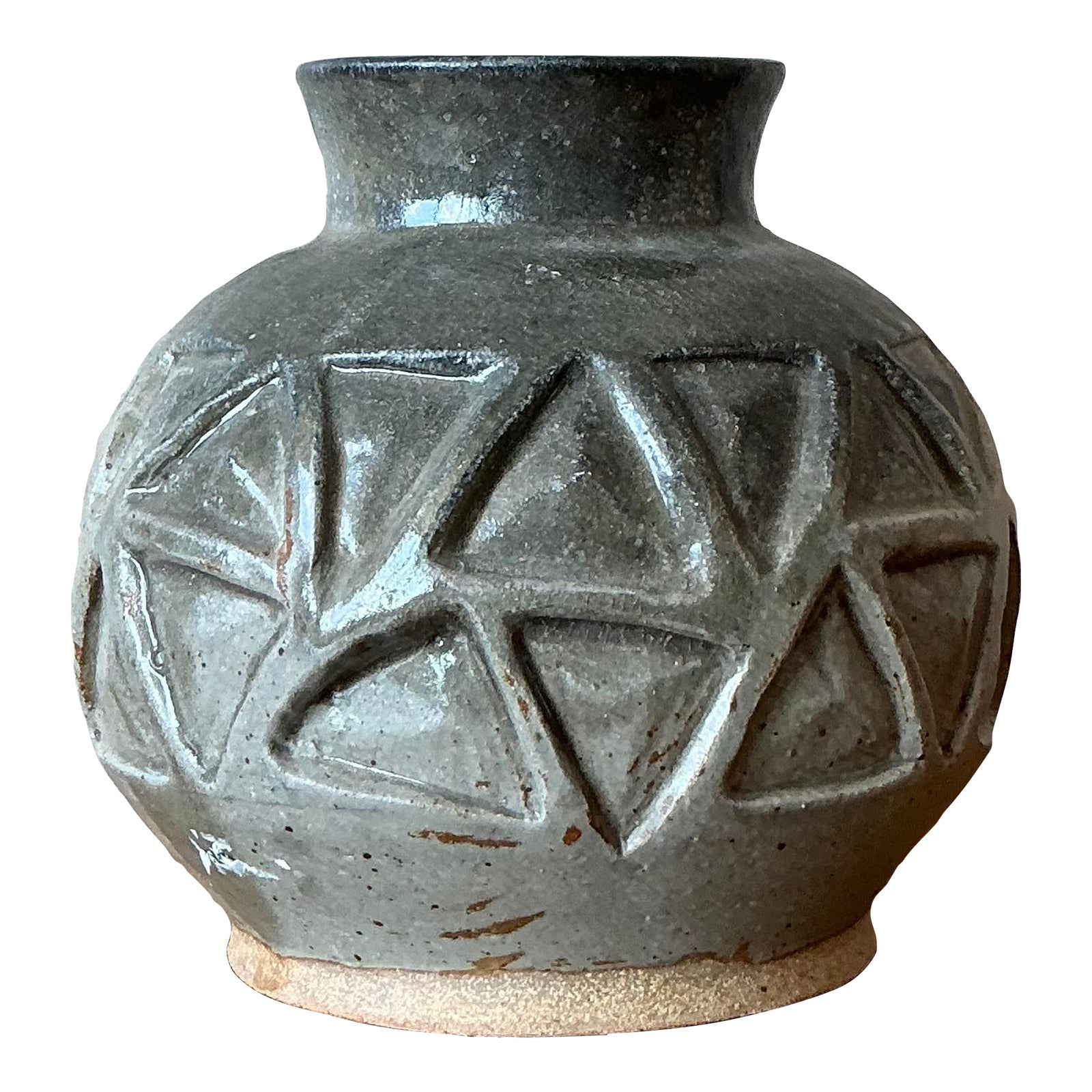 Vintage Boho Original Studio Pottery Vase