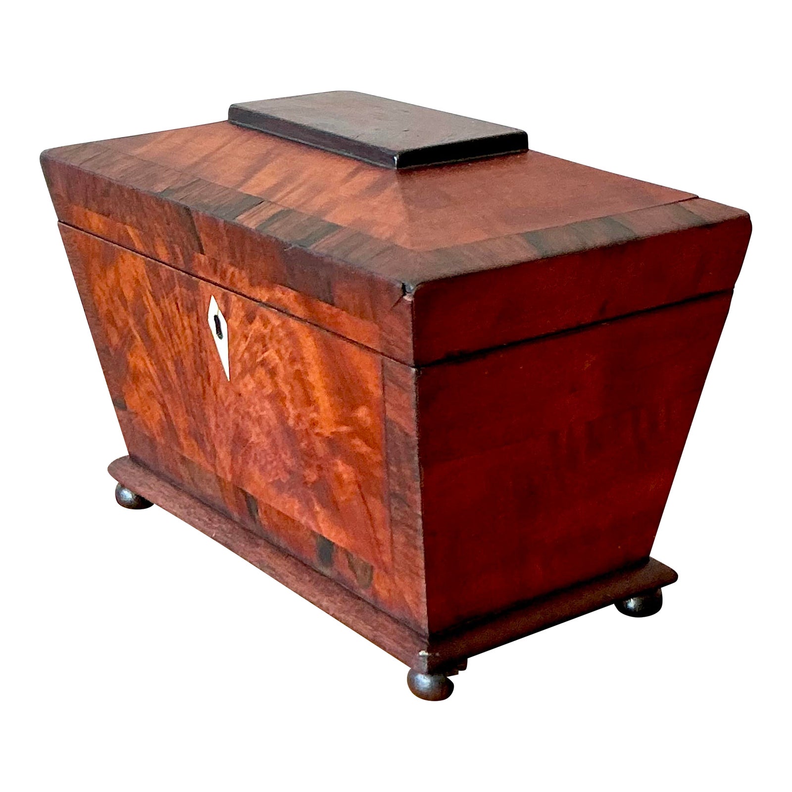 Vintage Boho 19th Century Burl Wood Box