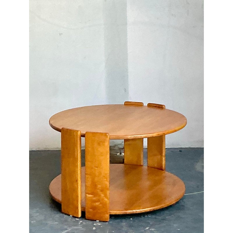 Vintage Conant Ball Mid-Century Modern Maple Coffee Table - Top view