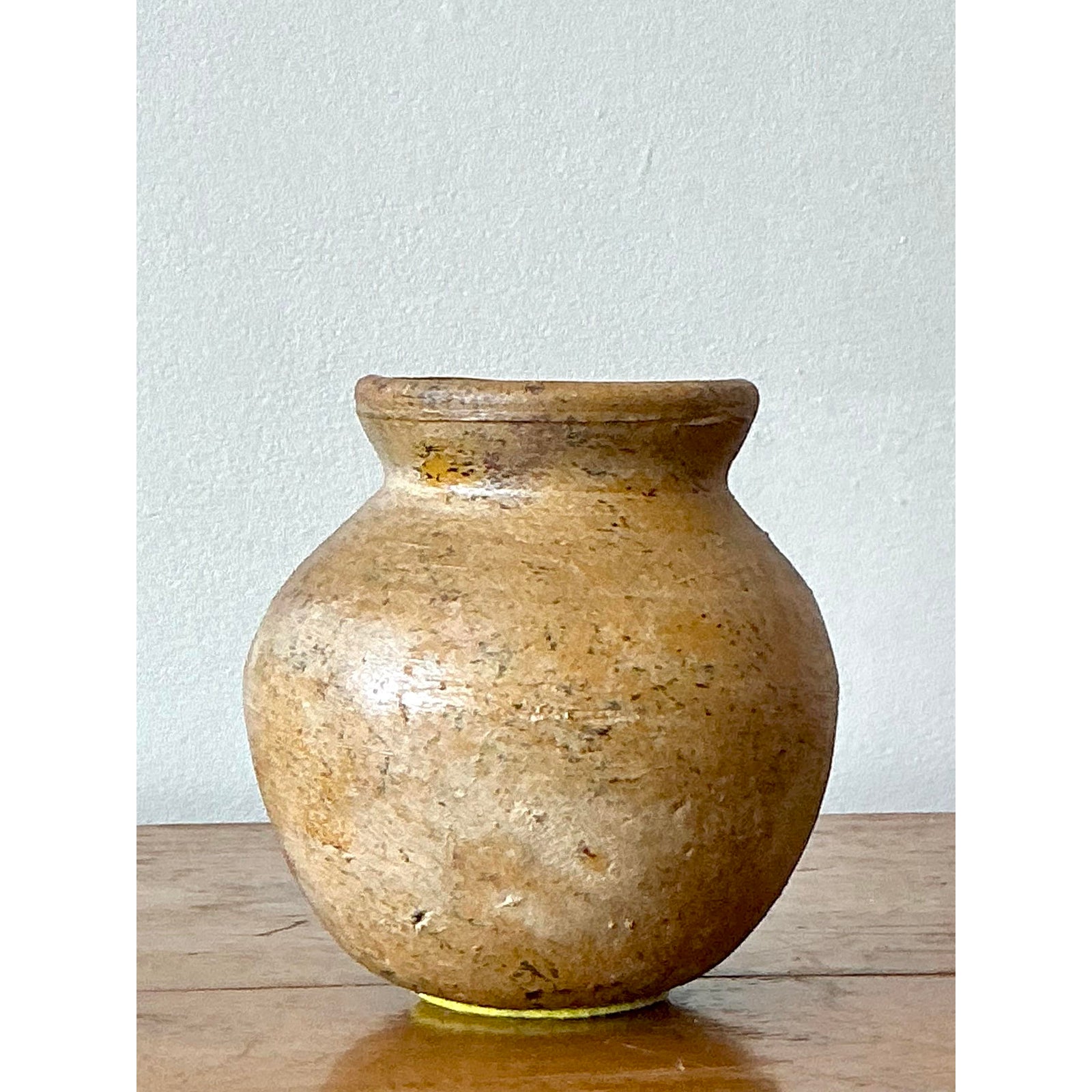 Vintage Boho Original Studio Pottery Vase - Back view