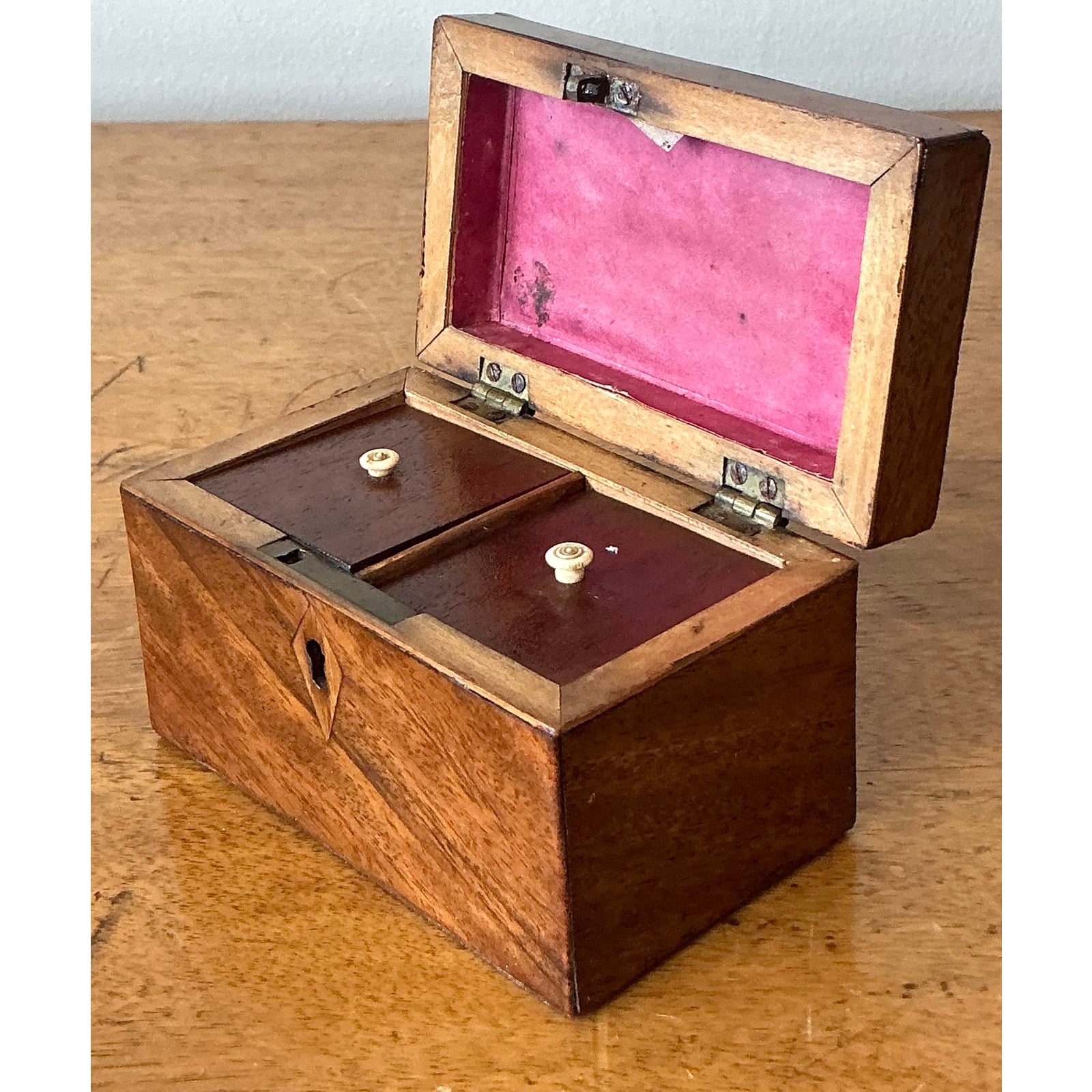Vintage Regency Petite Two Chamber Box - Top view