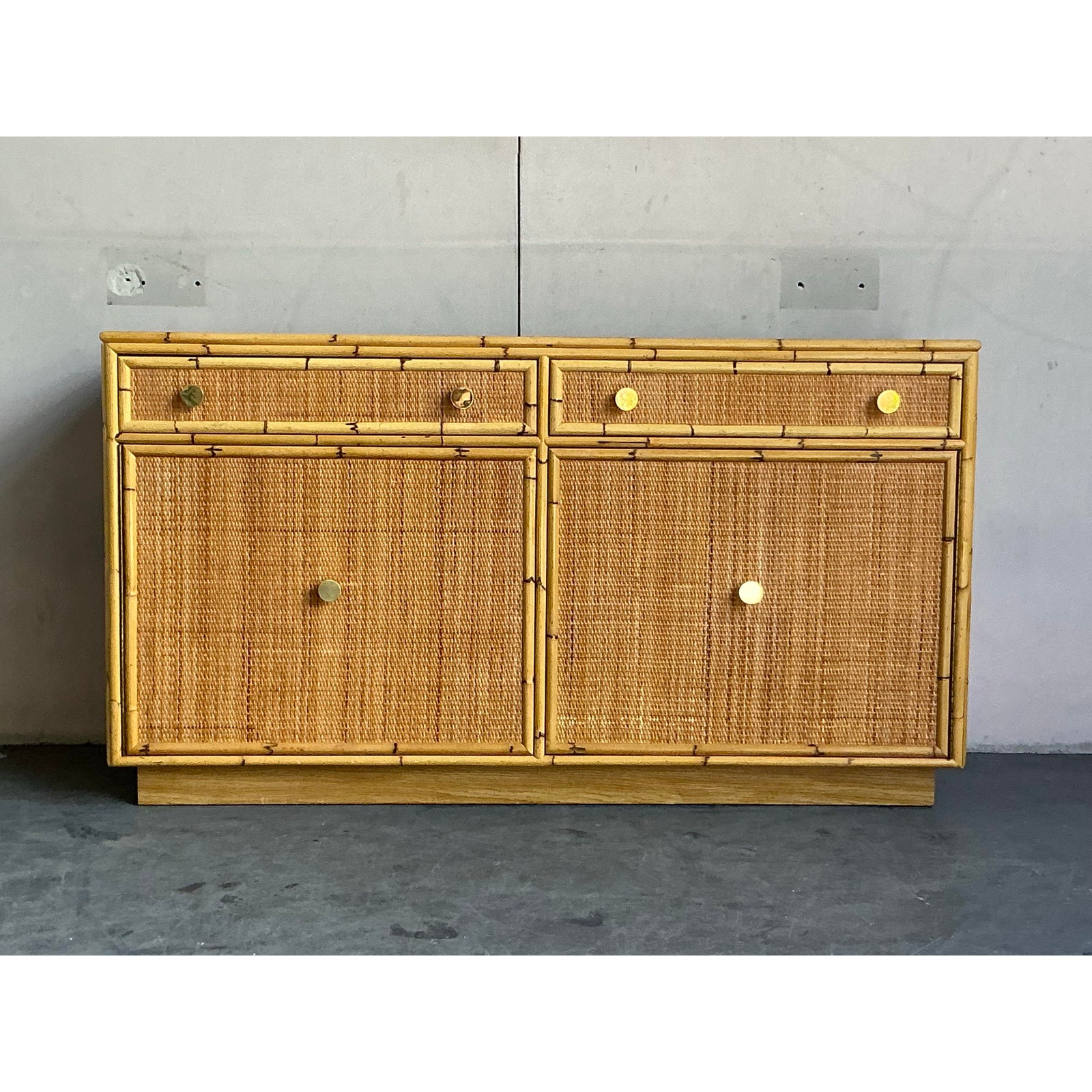 Vintage Boho Bielecky Brothers Credenza - Side view