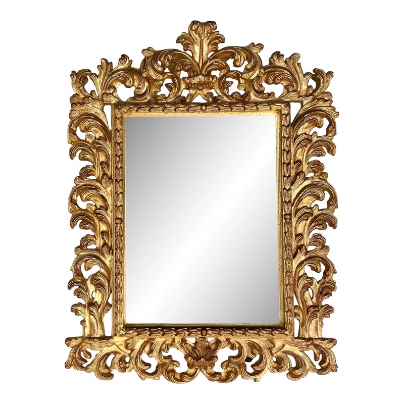 Vintage Regency Rococo Gilt Mirror