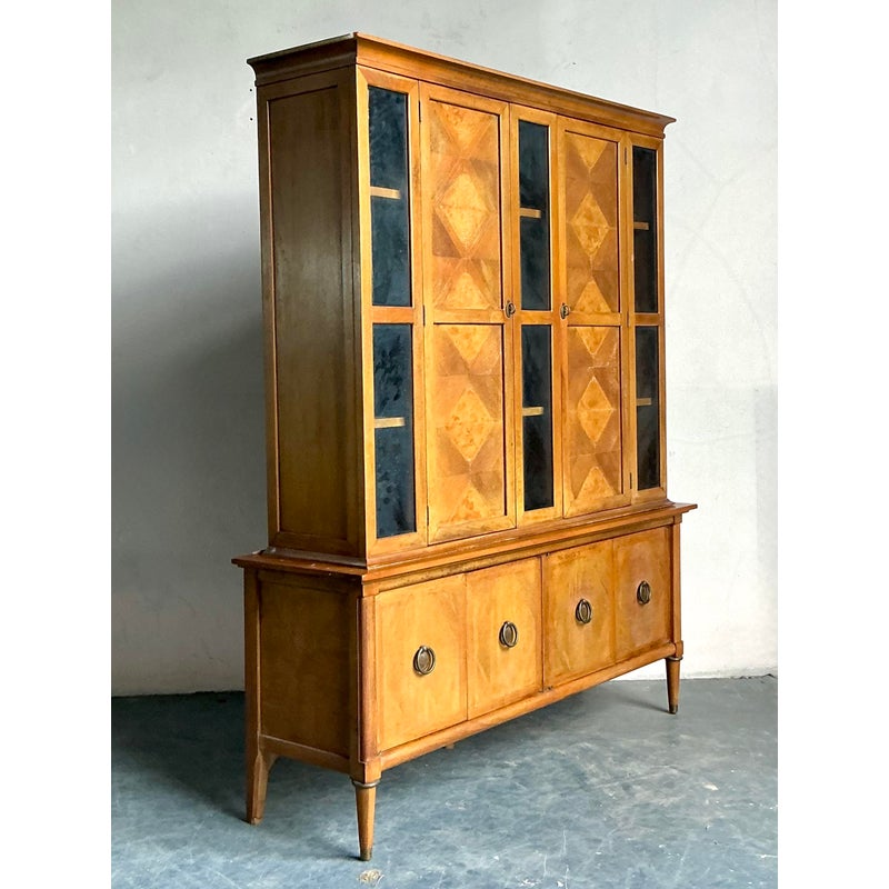Vintage China Cabinet After American of Martinsville - Side view