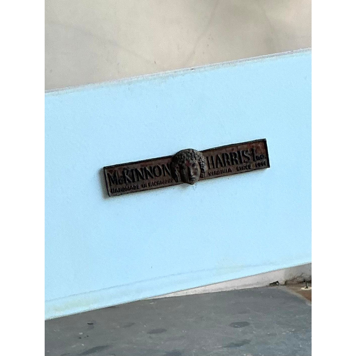 Vintage Boho McKinnon Harris Cast Aluminum “Spotswood” Sideboard - Top view