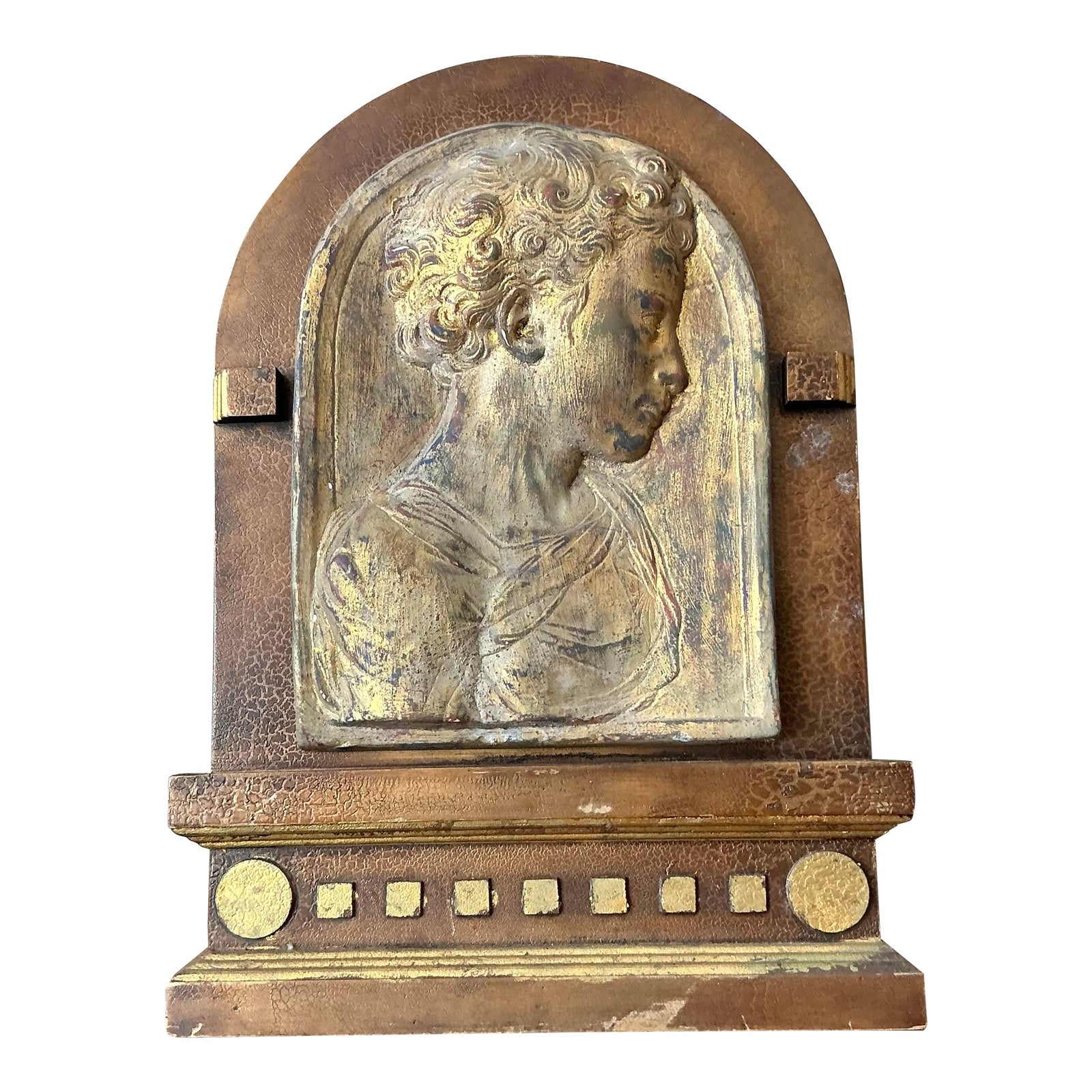 Vintage Boho Plaster Relief Frame