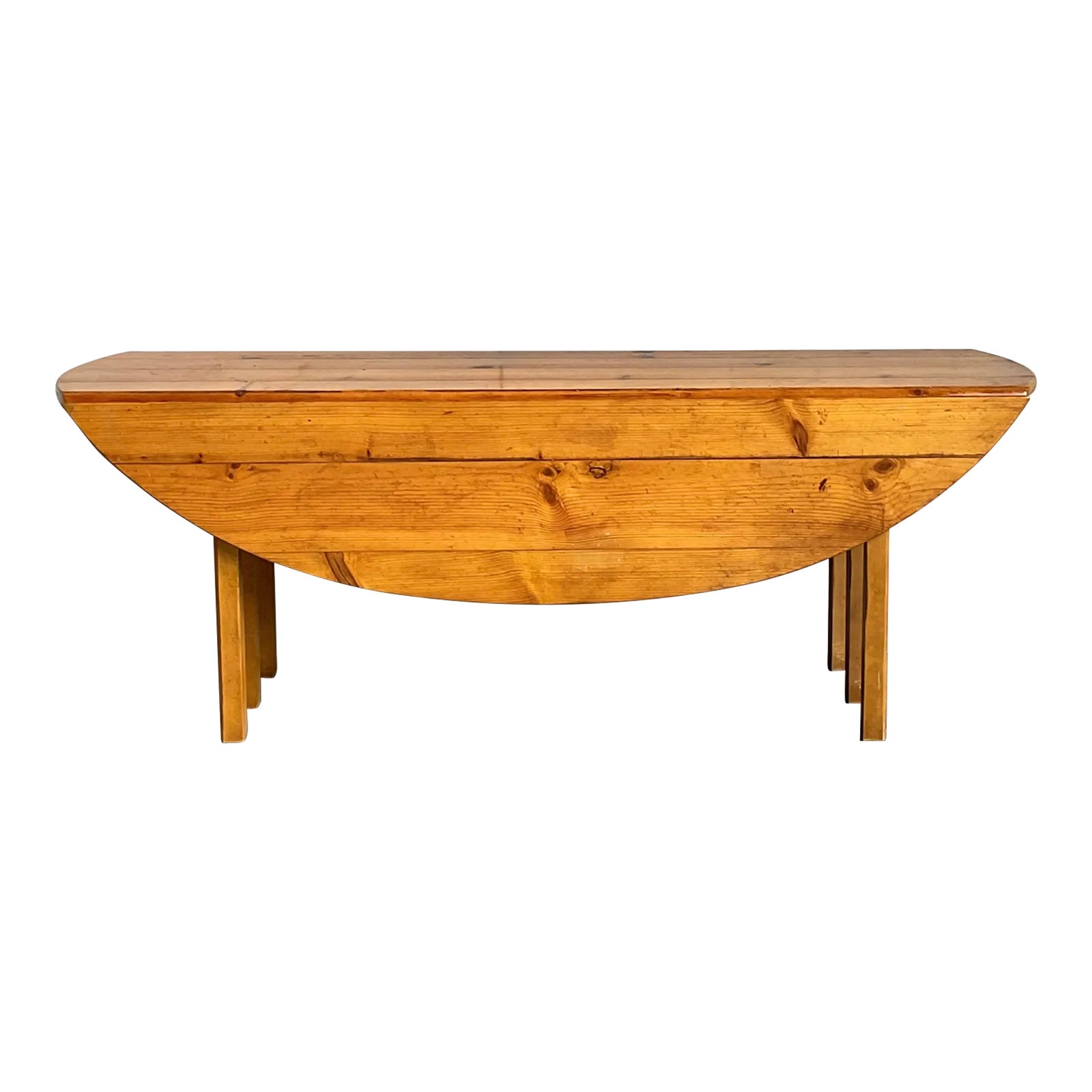 Vintage Boho Baker Milling Road Drop Leaf Table