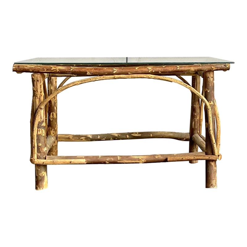 Vintage Coastal Bent Branch Coffee Table